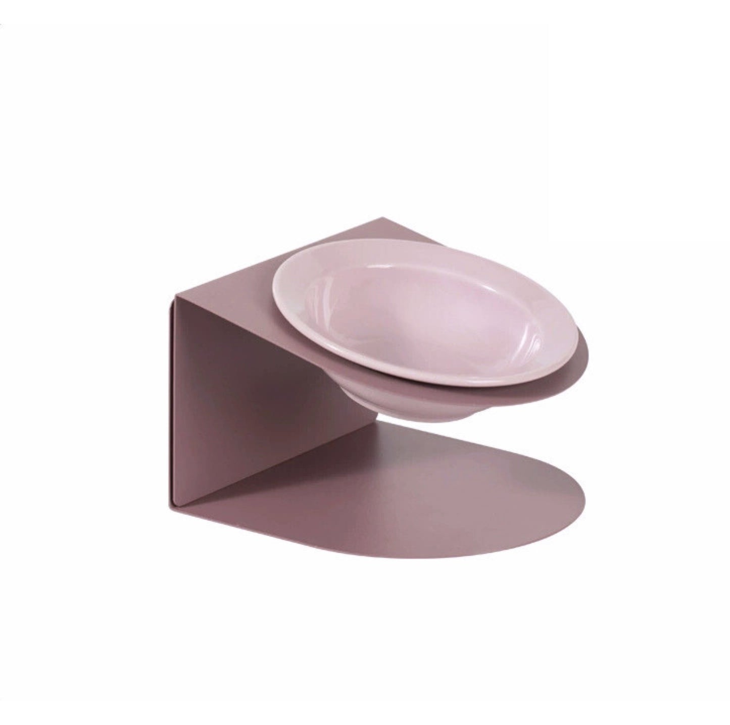 Height Adjustable Magnetic Ceramic Pet Bowl with Metal Stand