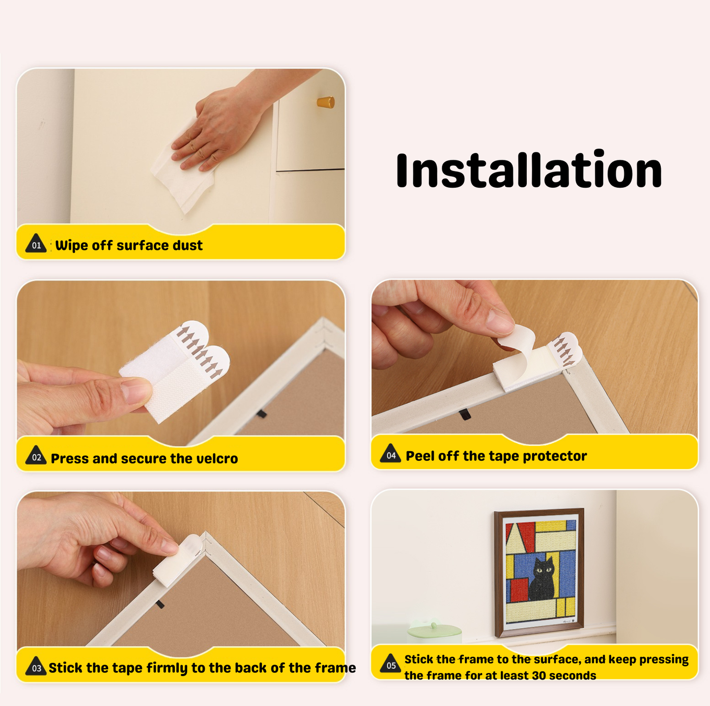 Framed Wall-Mounted Cat Scratcher