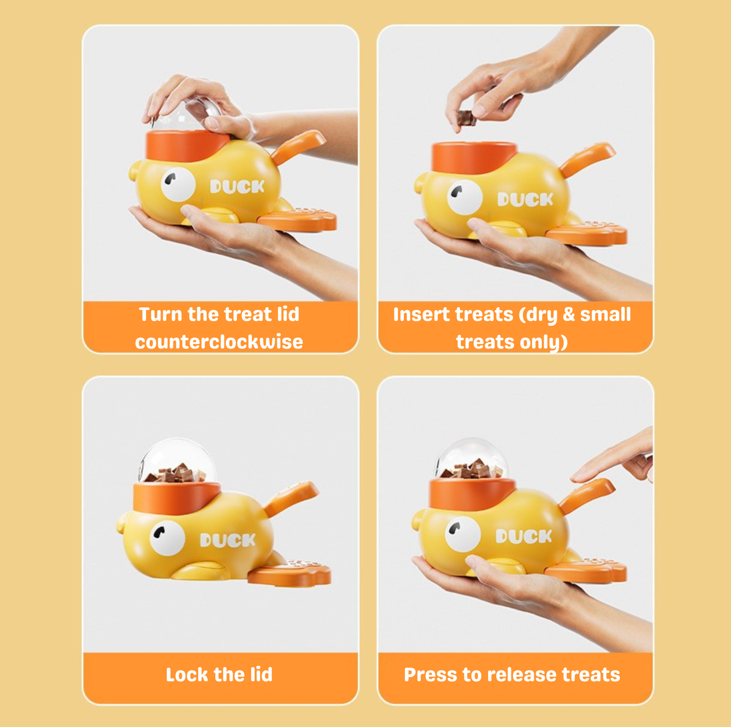 Little Duck Treat Puzzle Toy