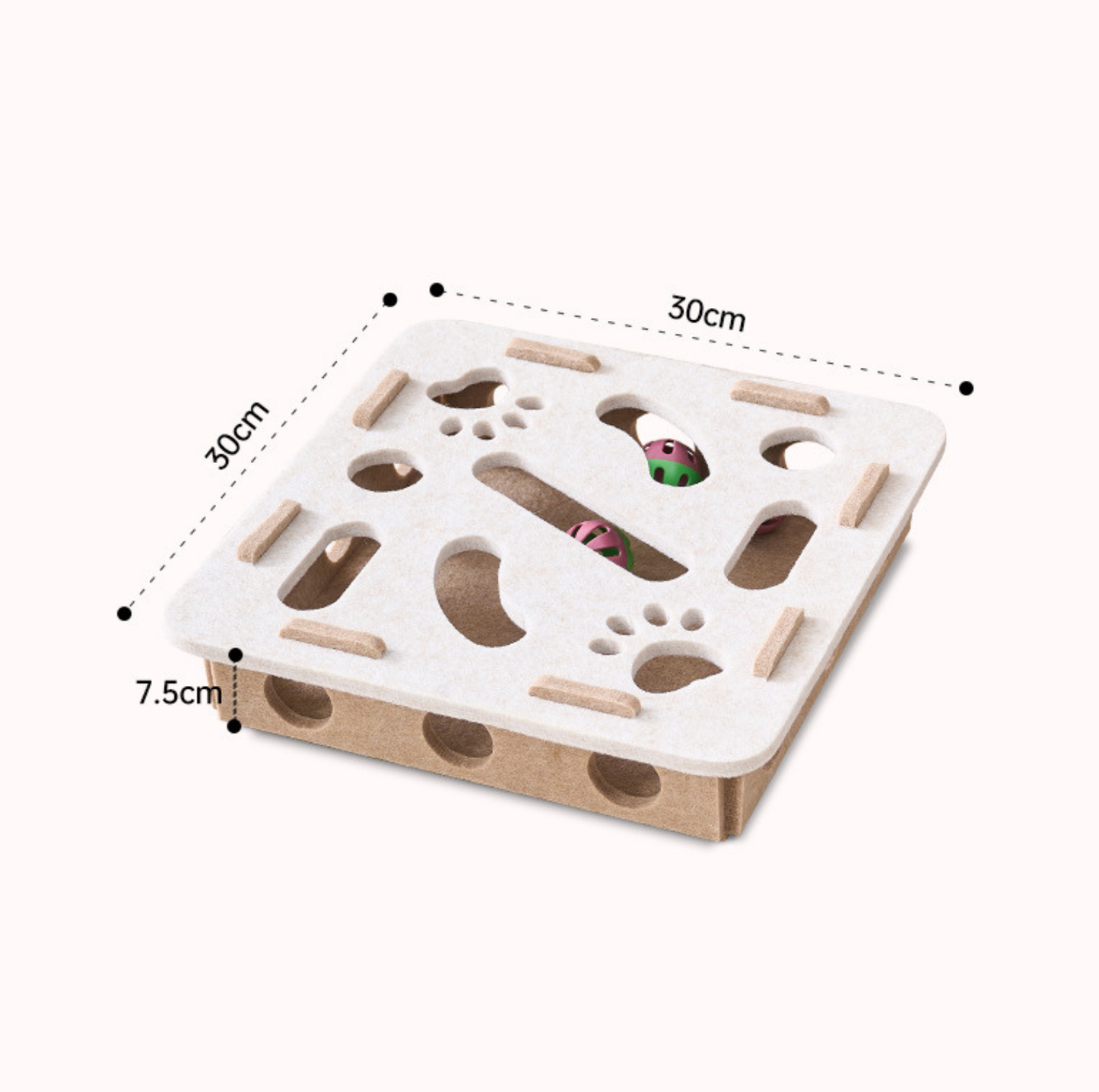 Felt Maze Interactive Cat Puzzle Box