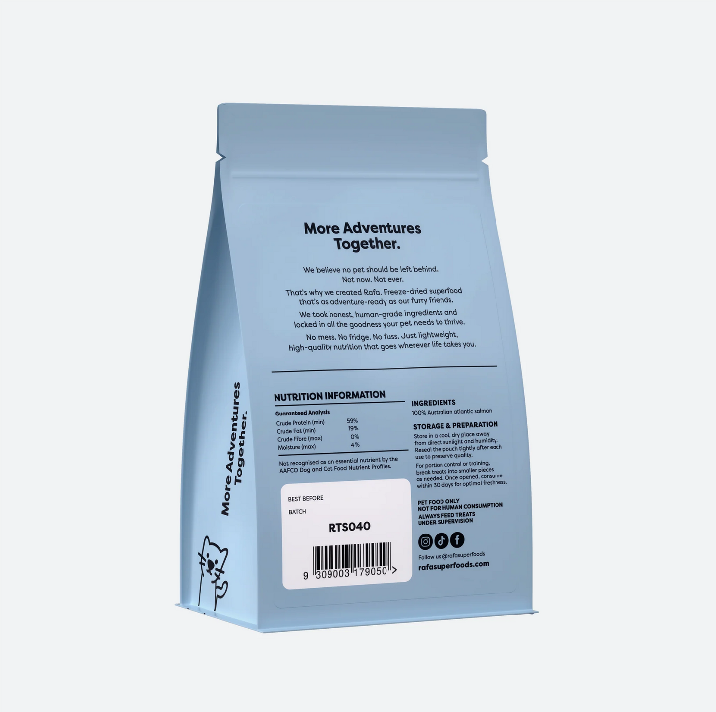 Raw Freeze-Dried Treats | Human-Grade Tasmanian Salmon Fillet