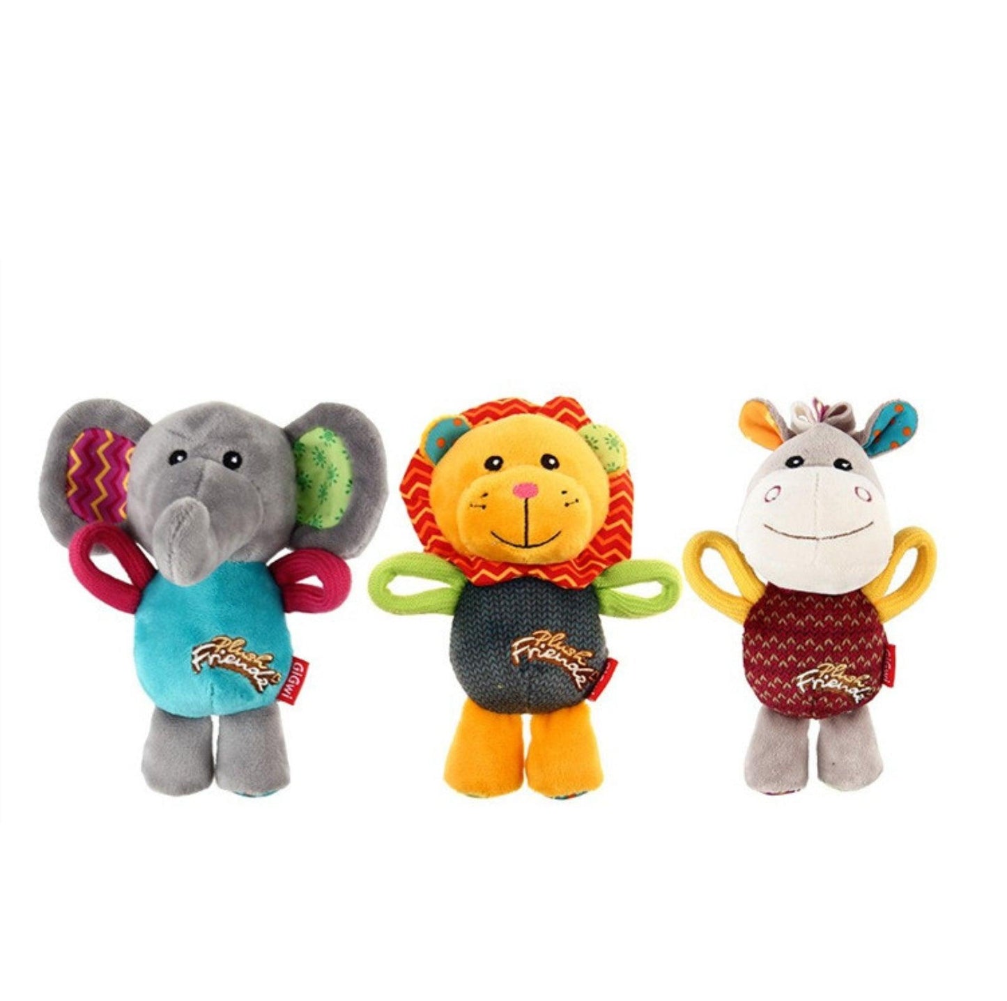 GiGwi Honour Series - Interactive Plush Squeaky Toys for Small Dogs