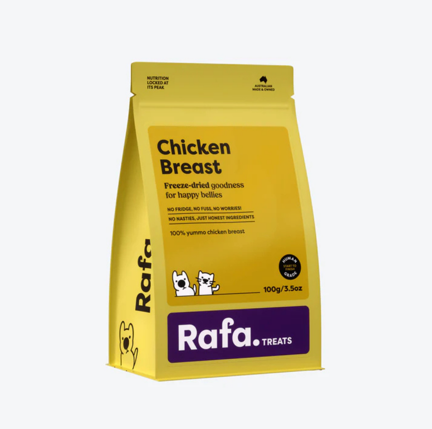 RAFA Raw Freeze-Dried Treats | Human-Grade Chicken Breast