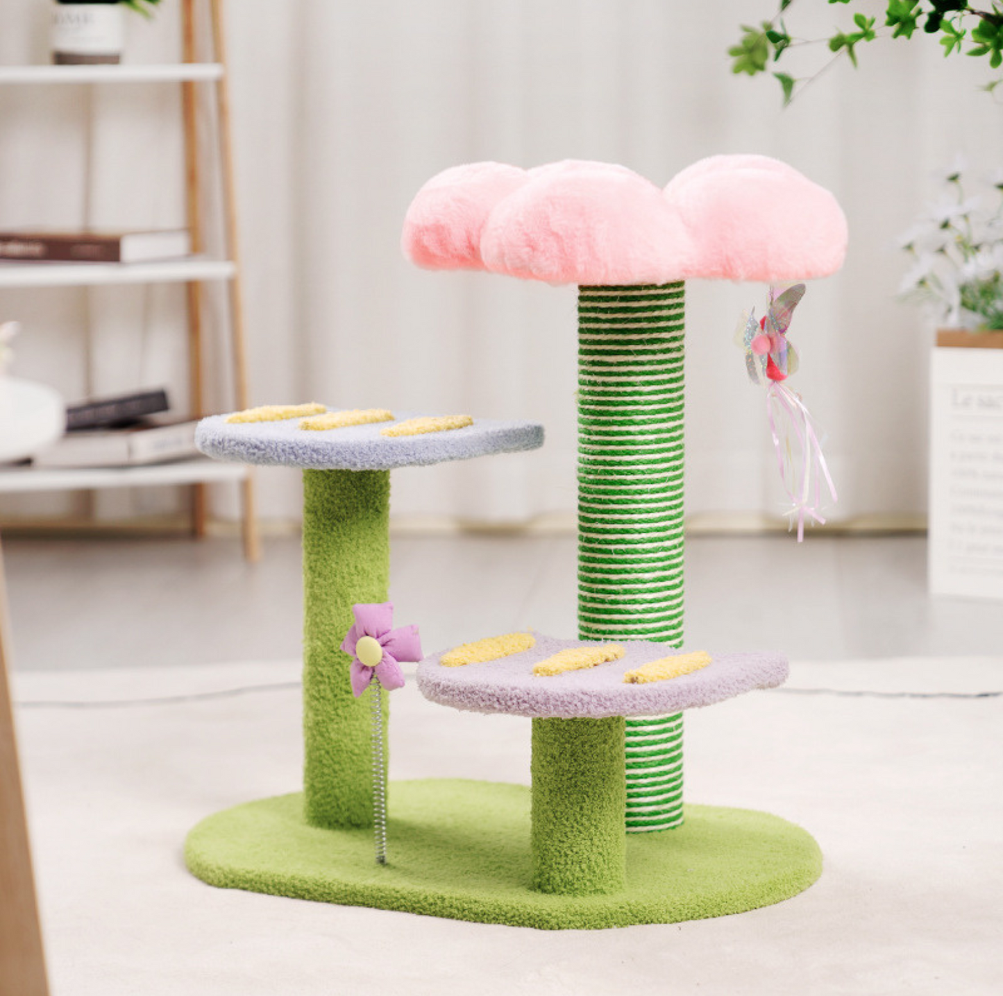 Colourful 3-Level Small Cat Tree