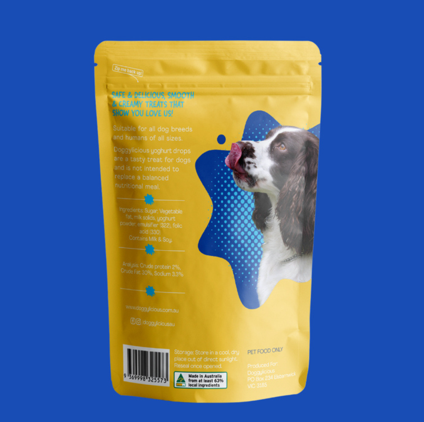 Doggylicious Yoghurt Training Treats 1KG