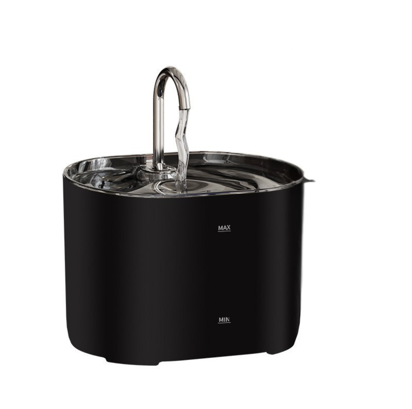 2.2L Transparent Pet Water Fountain with Dual Flow Mode