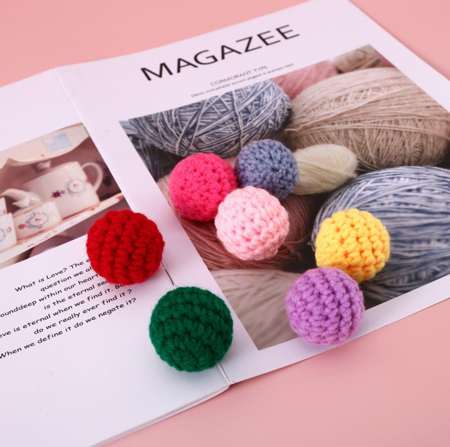Colour Plush Ball Set Cat Toy Dog Toy (5pcs)