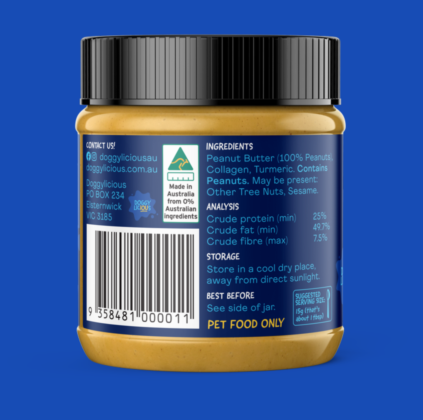 Doggylicious Hip, Joint & Coat Doggy Butter