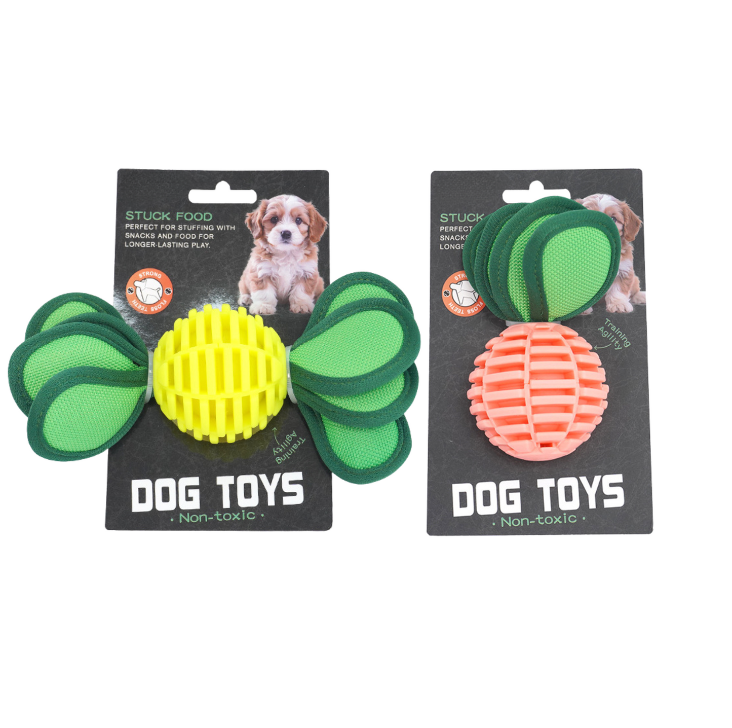 Cute Candy & Carrot Styled TPU Dog Chewing Toys