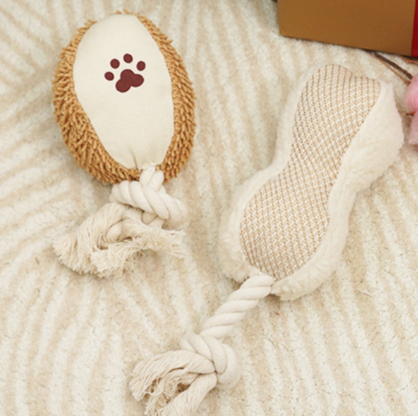 Chew Buddy Rope Dog Toys– Plush Toys for Medium & Large Dogs