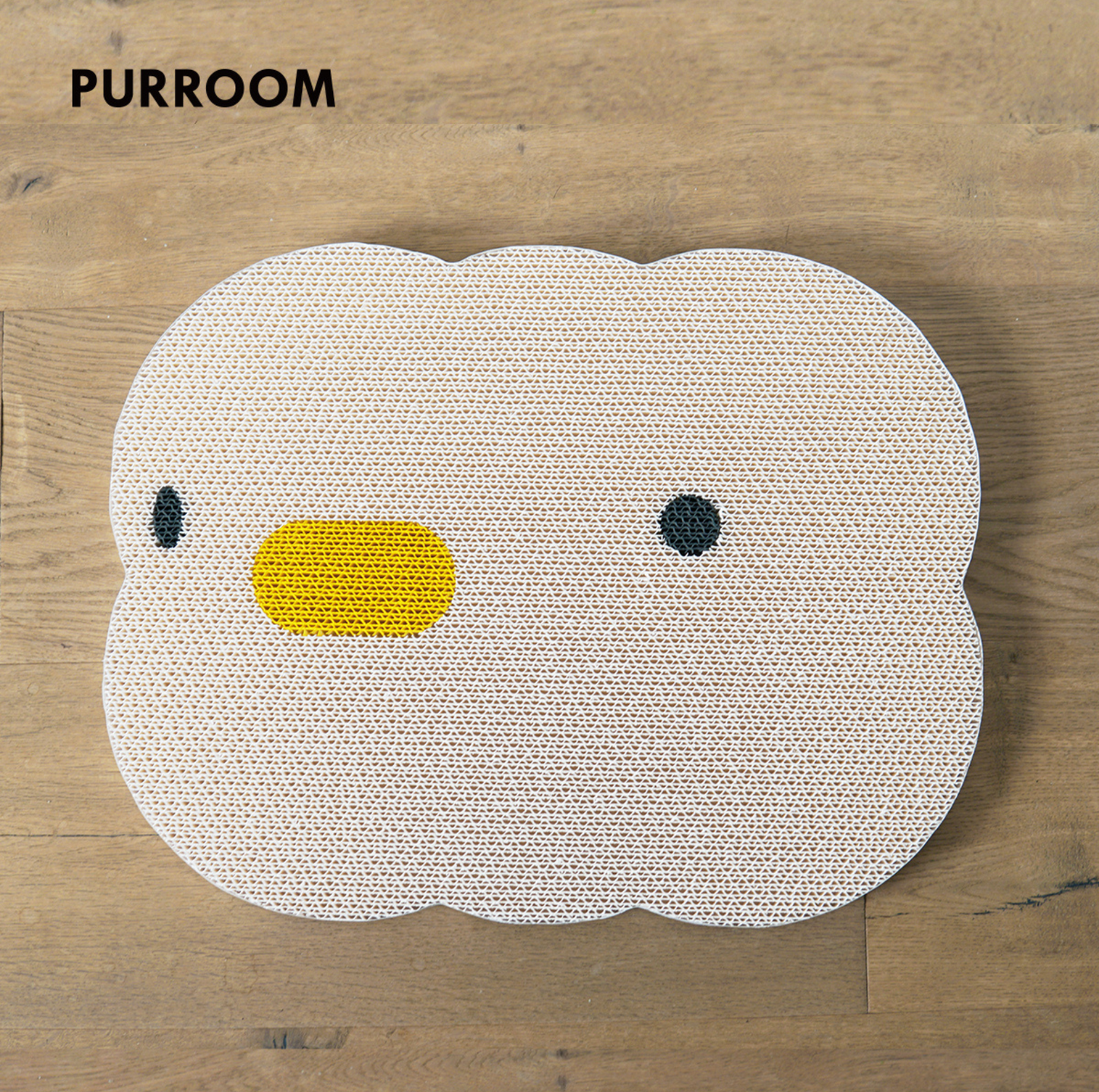 Purroom Little Chicken Series - Wall-Mount Corrugated Cat Scratcher