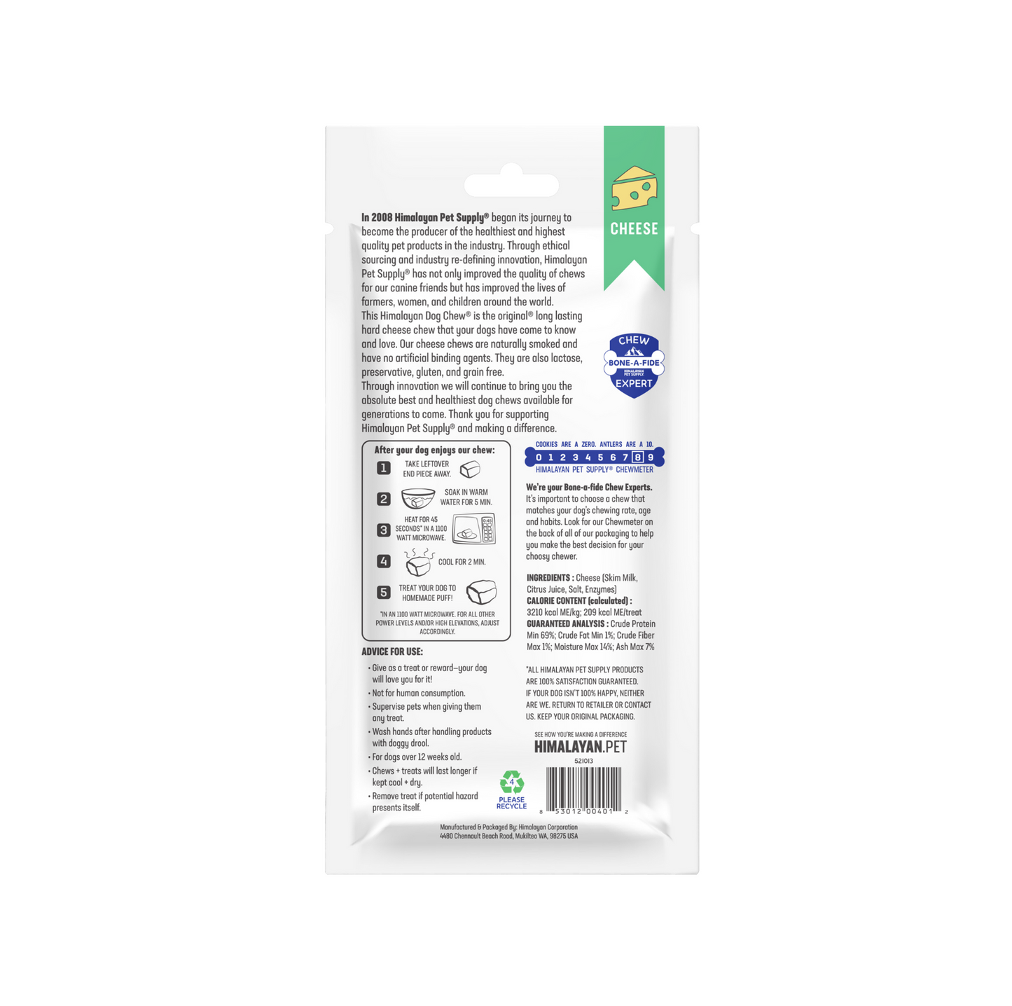 Himalayan Dog Chew Cheese Medium - With Hard Cheese