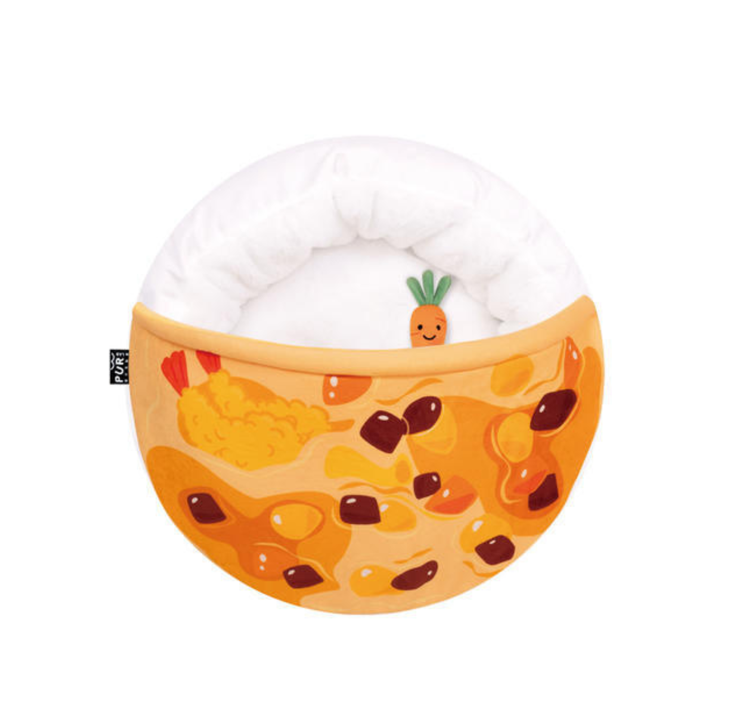 PurLab Curry Rice Pet Calming Bed
