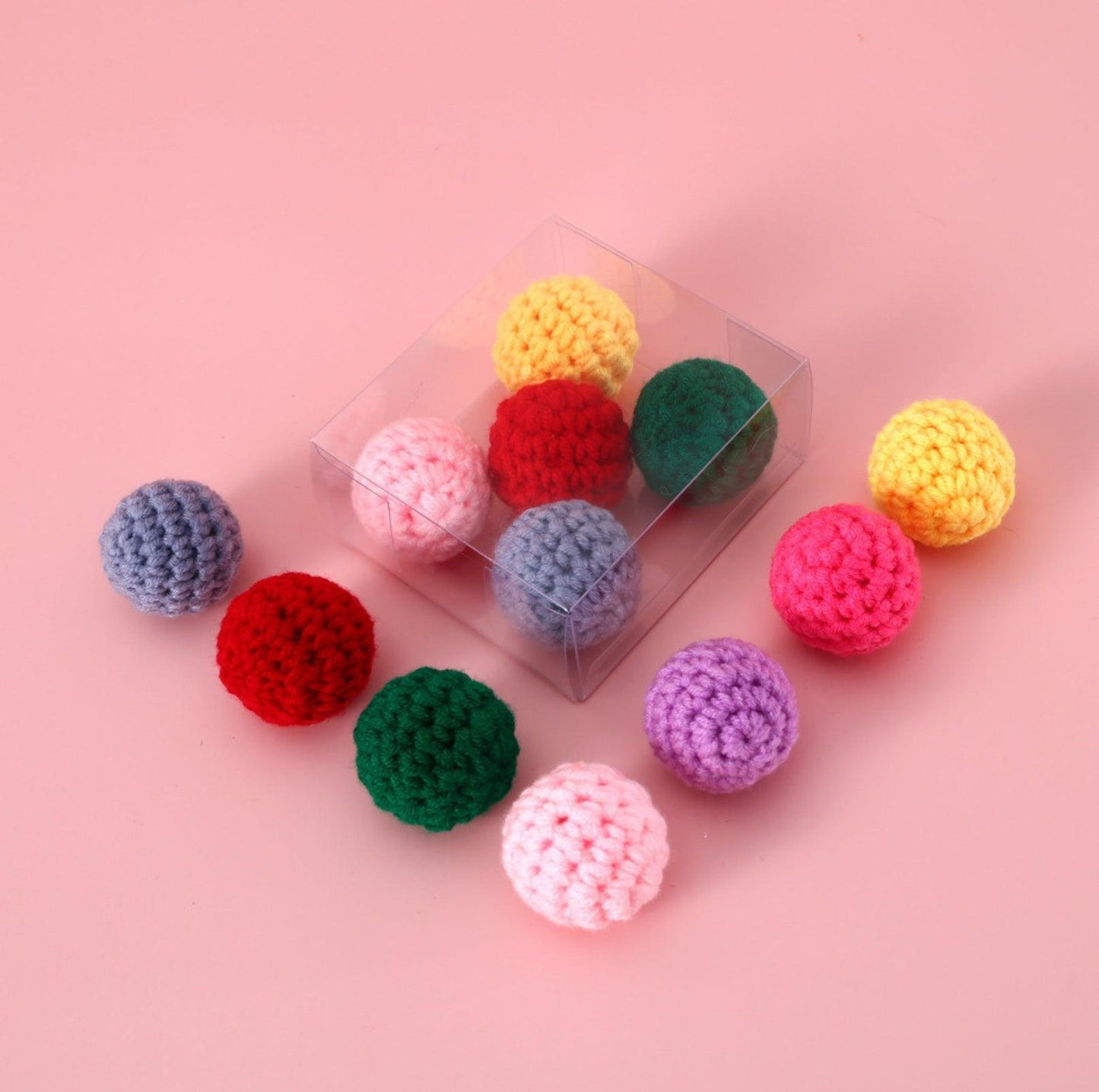 Colour Plush Ball Set Cat Toy Dog Toy (5pcs)
