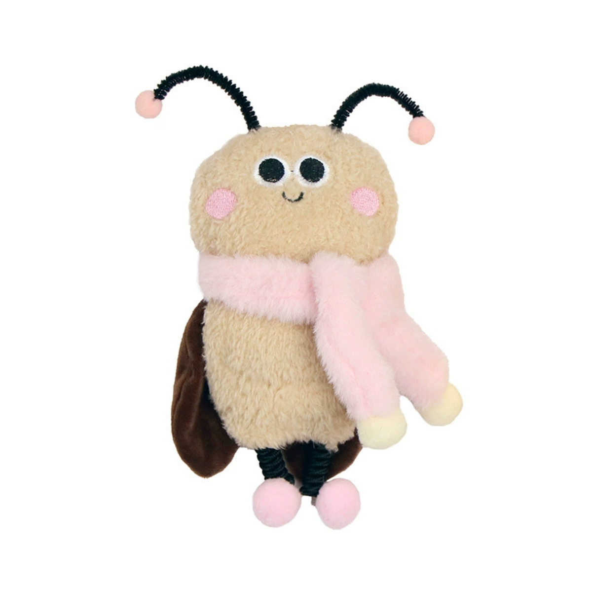 Cartoon Plush Catnip Kicker Toy with Bell