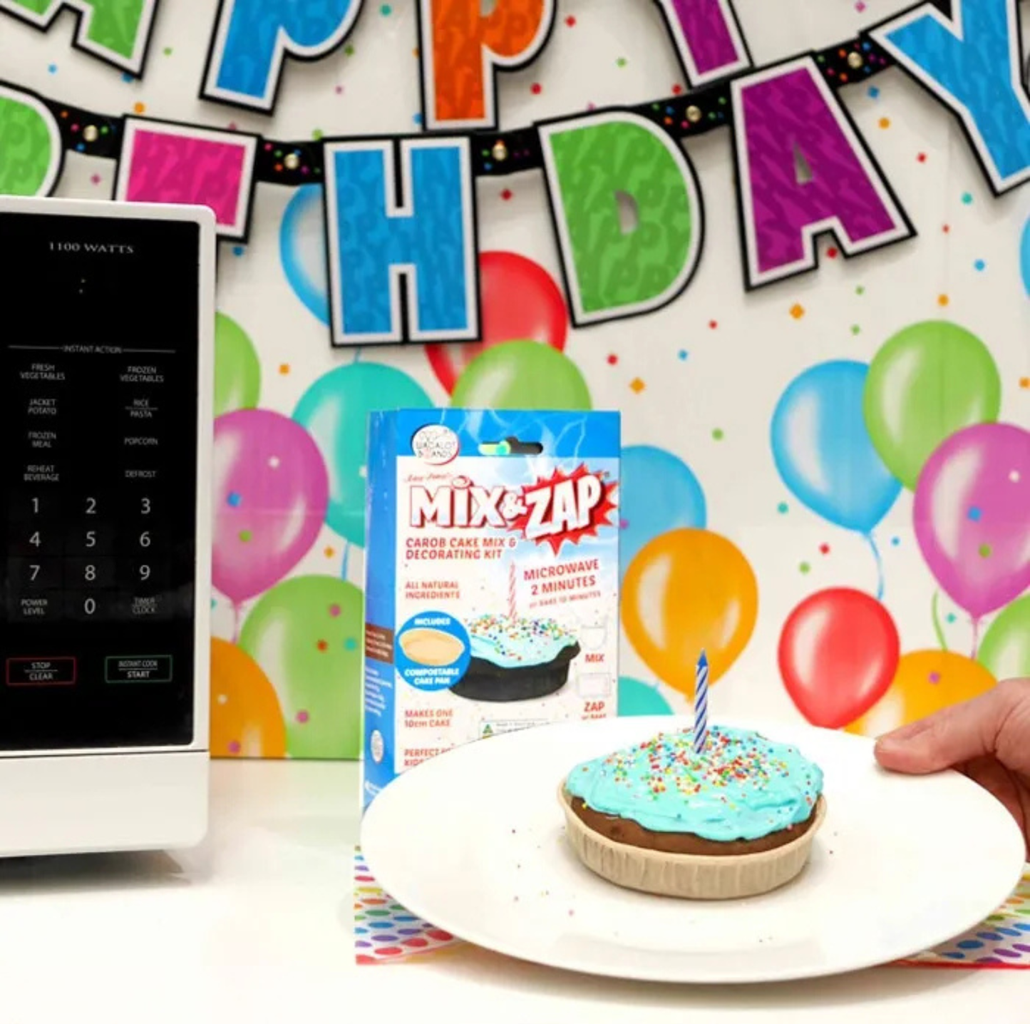 Wagalot Happy Woofday Dog Birthday Cake Mix (Blue)
