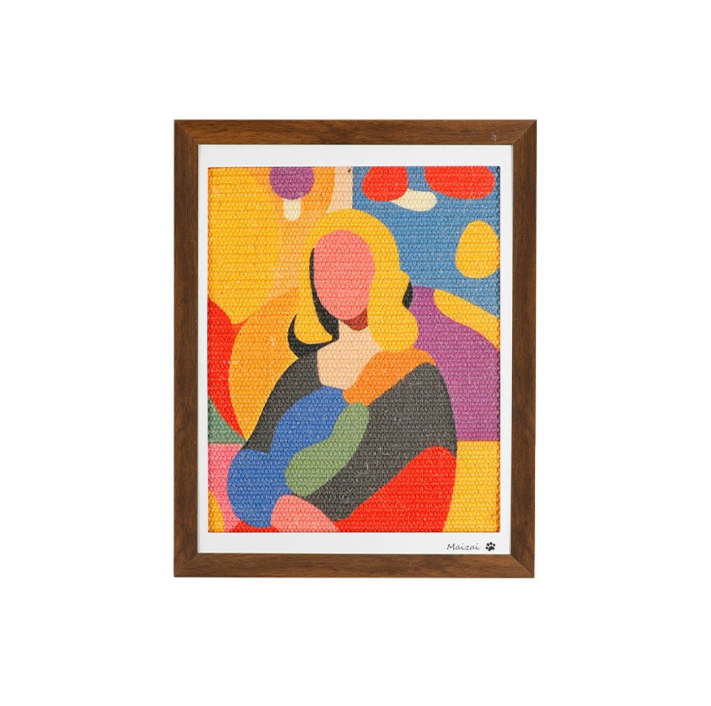 Framed Wall-Mounted Cat Scratcher