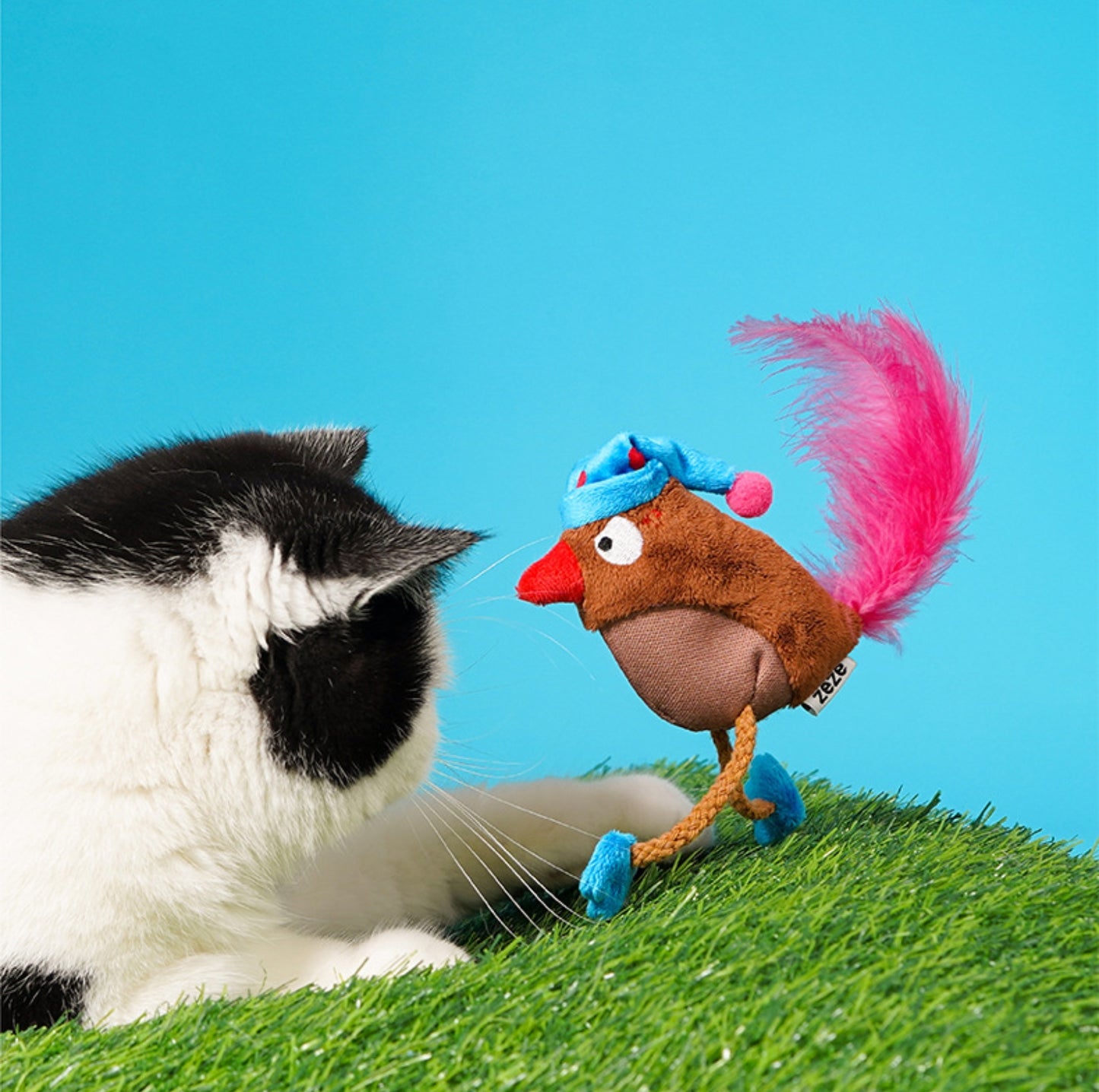 ZeZe Silly Birds Plush Catnip Toy