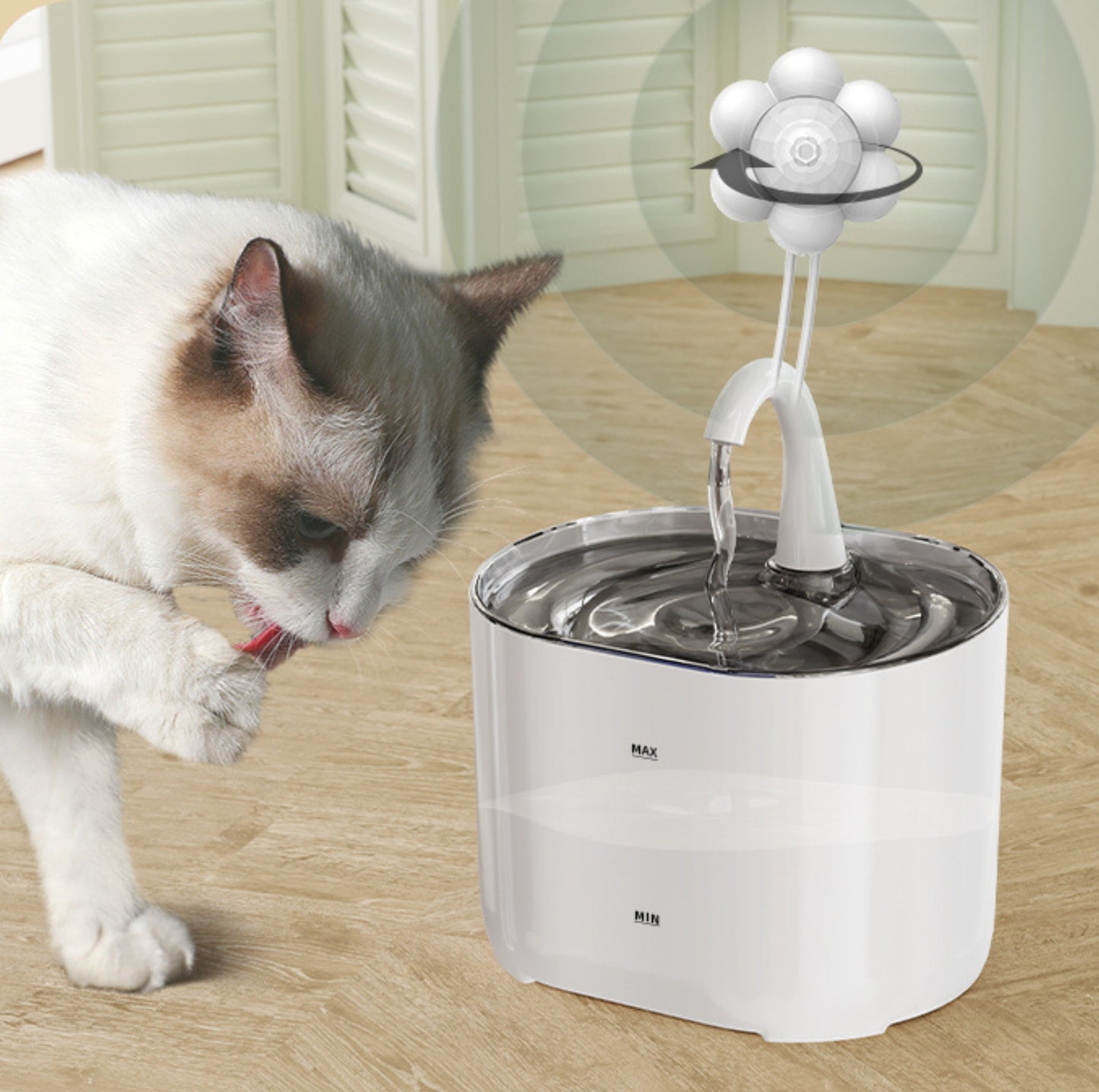 2.2 L Rechargeable Pet Drinking Fountain
