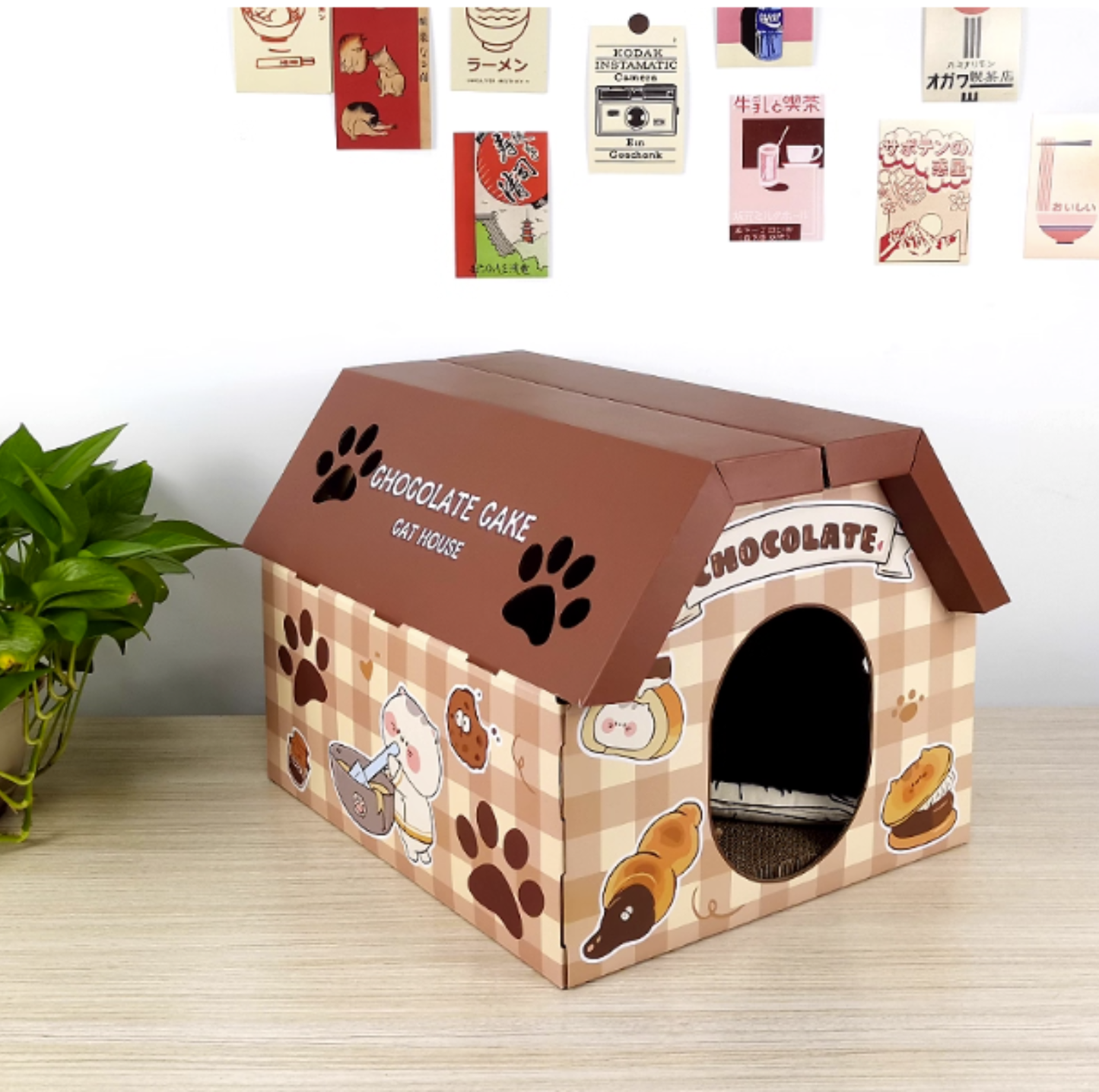Food Workshop 3D Cardboard Cat Scratcher
