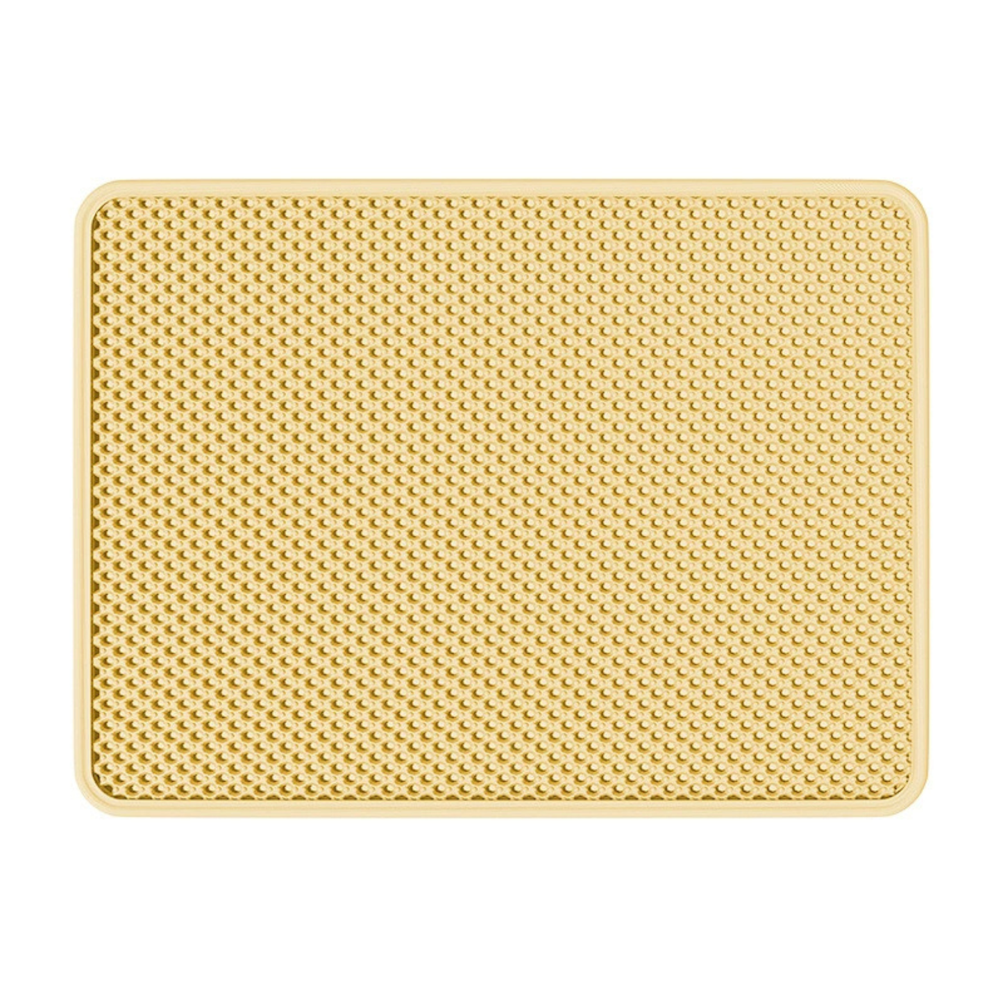 Double-Layer Honeycomb Cat Litter Mat for Trapping Litter