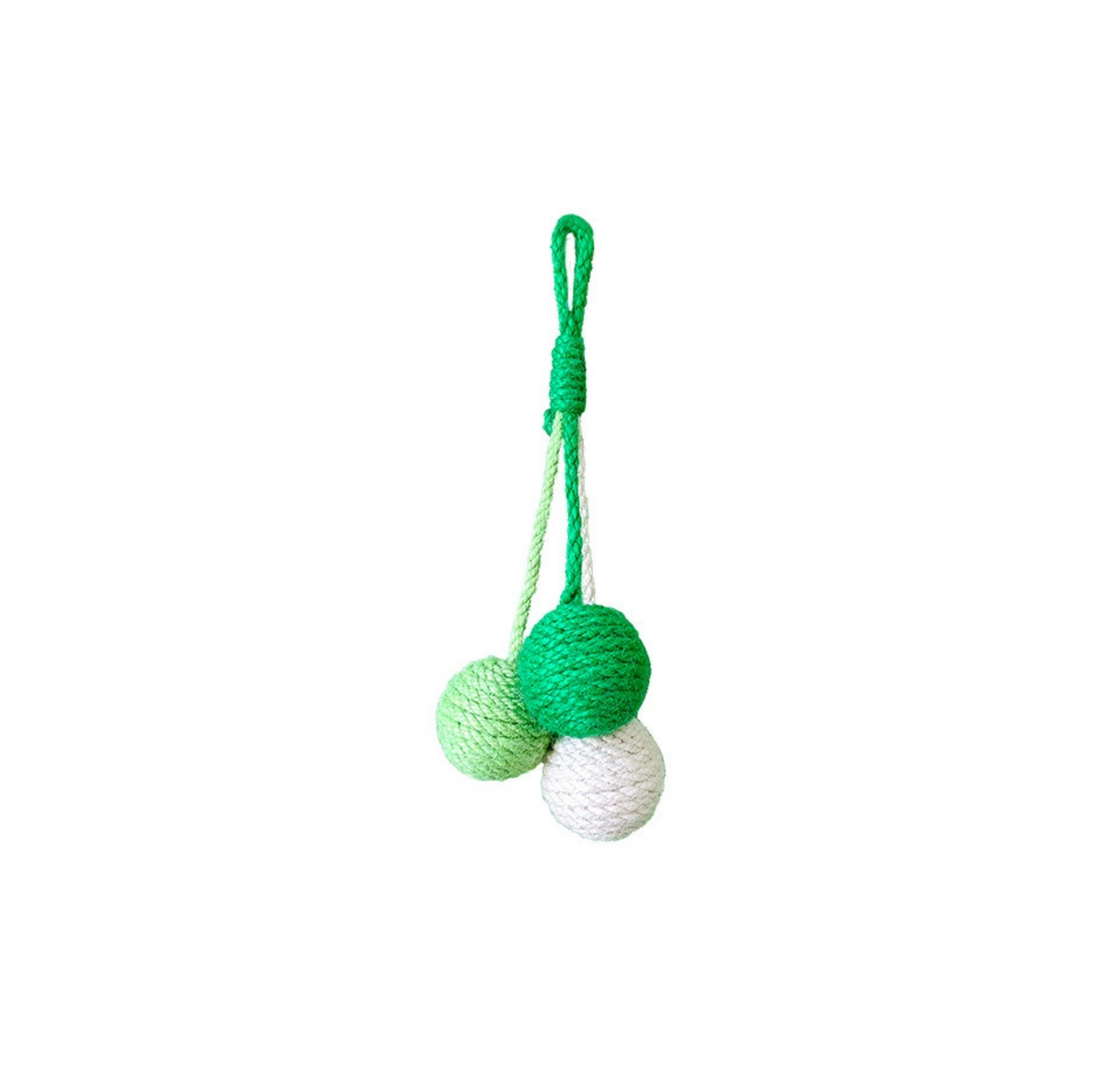 Colourful Sisal Hanging Cat Toy Ball