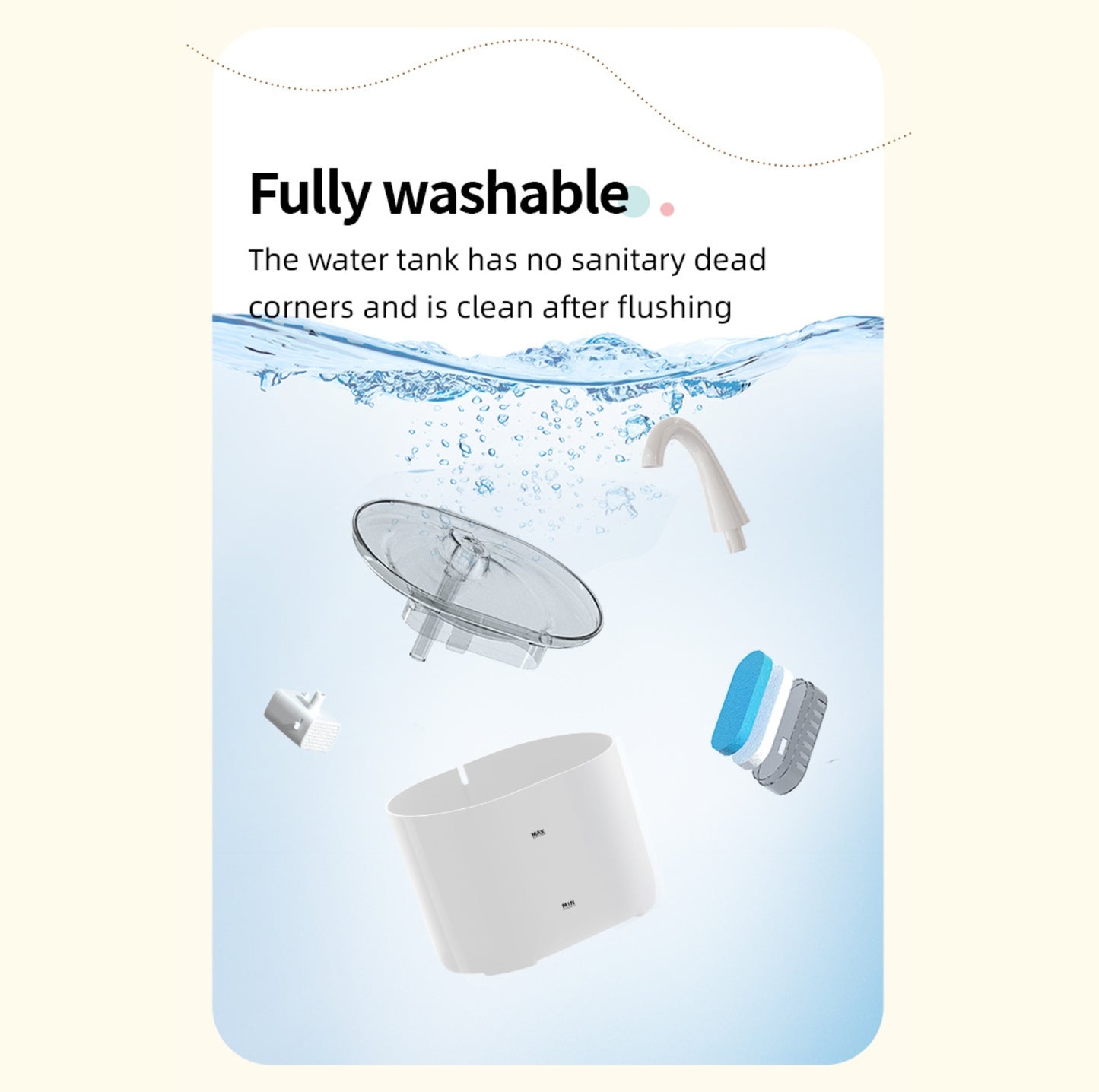 2.2 L Rechargeable Pet Drinking Fountain