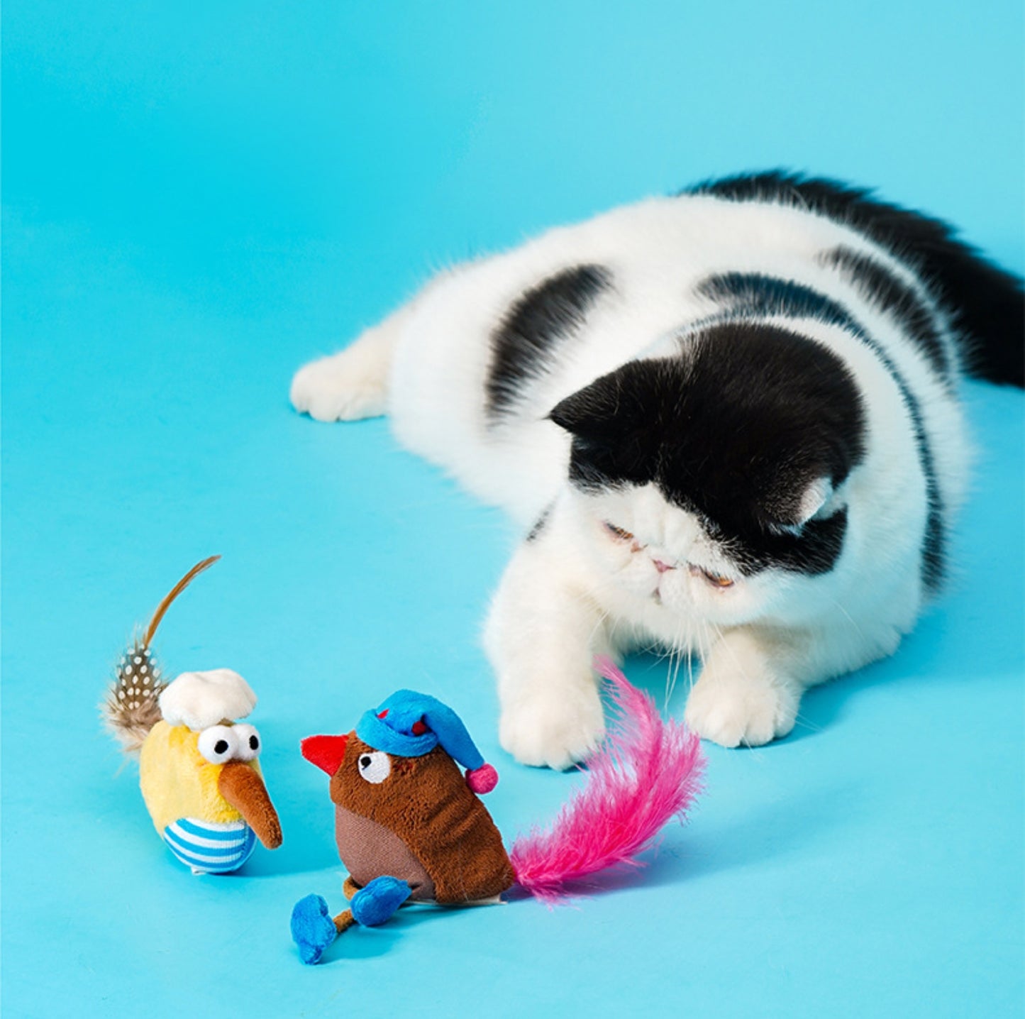 ZeZe Silly Birds Plush Catnip Toy
