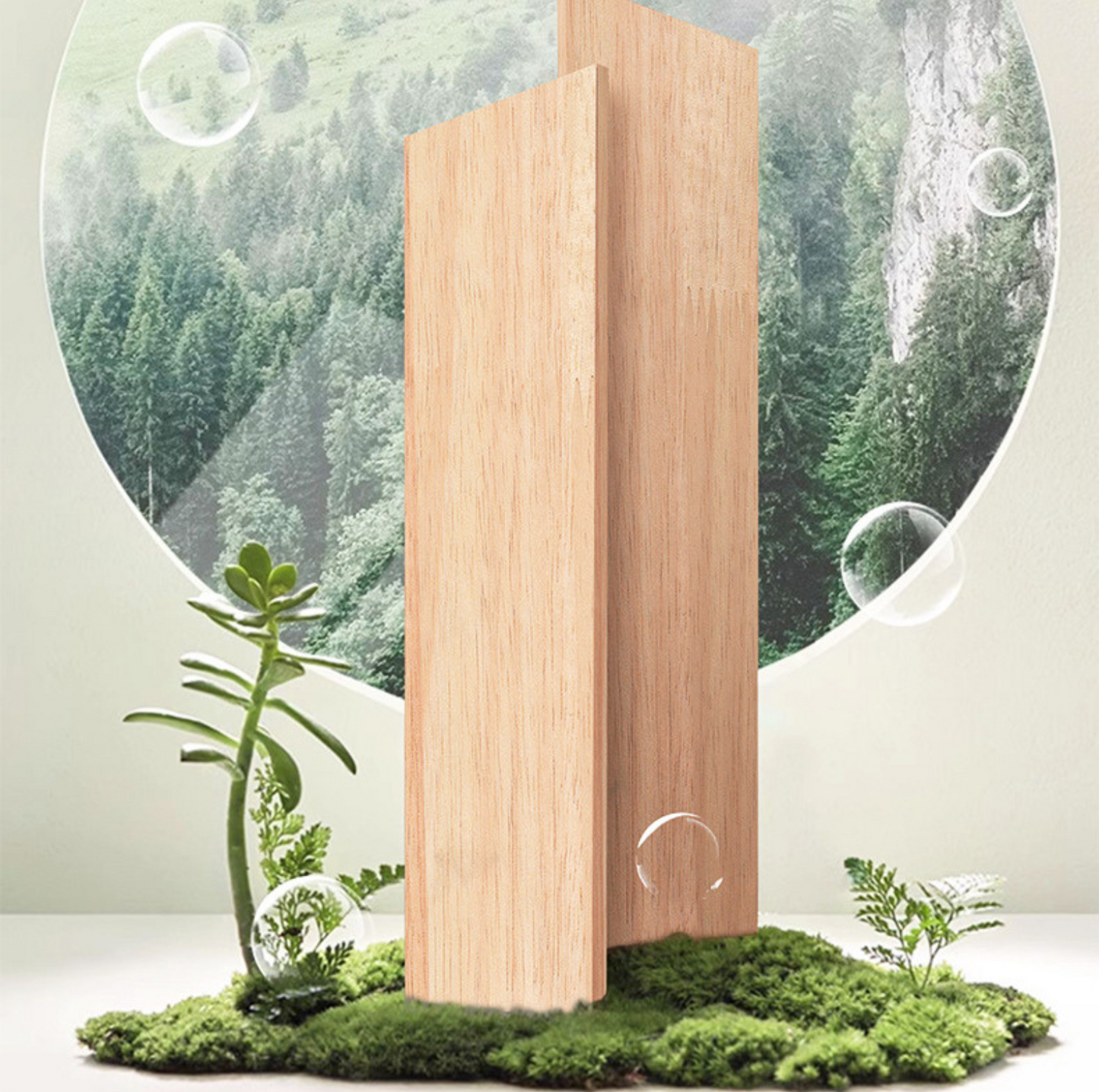 3-Tier Wooden Cat Tree with Scratching Posts & Play Features