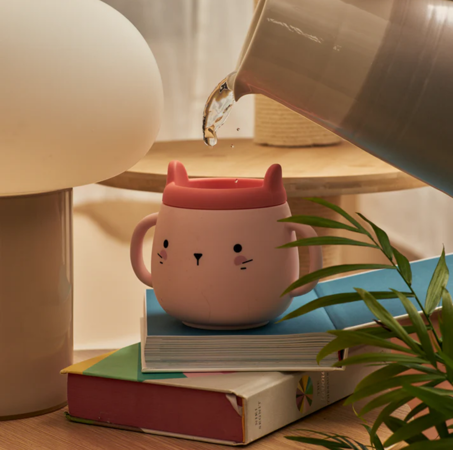 Reusable Hydroponic Cat Grass Growing Silicone Mug - Soil-Free, Eco-Friendly System(includes one bag of grass seed).