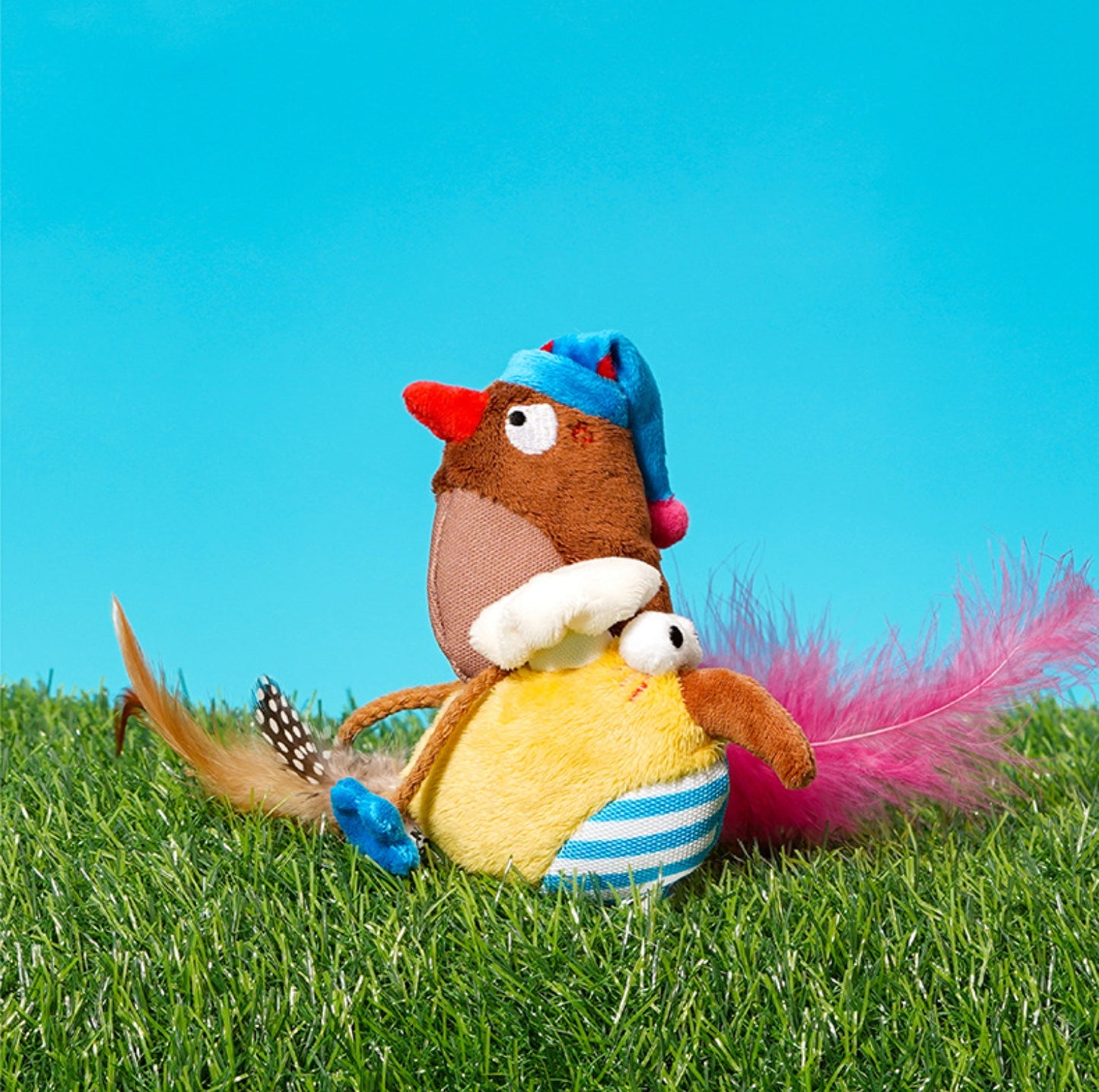 ZeZe Silly Birds Plush Catnip Toy