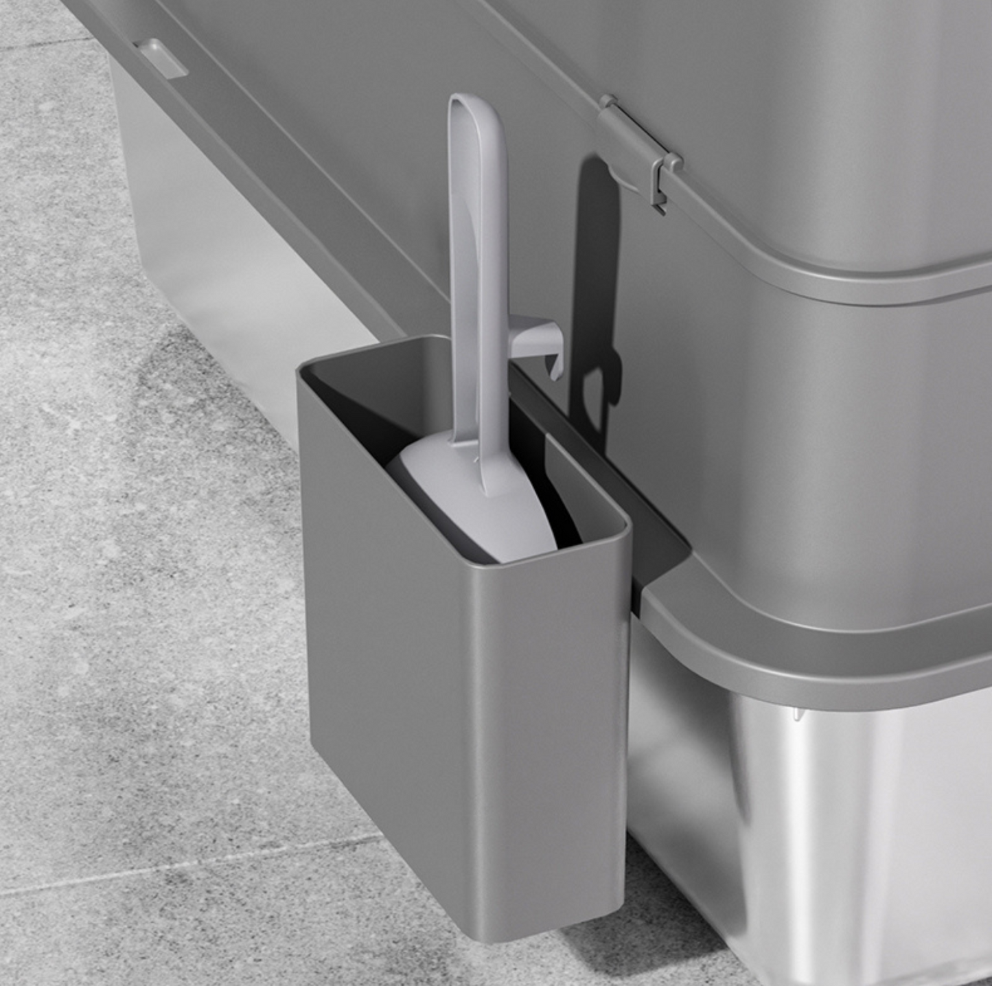 Enclosed Stainless Steel Cat Litter Box