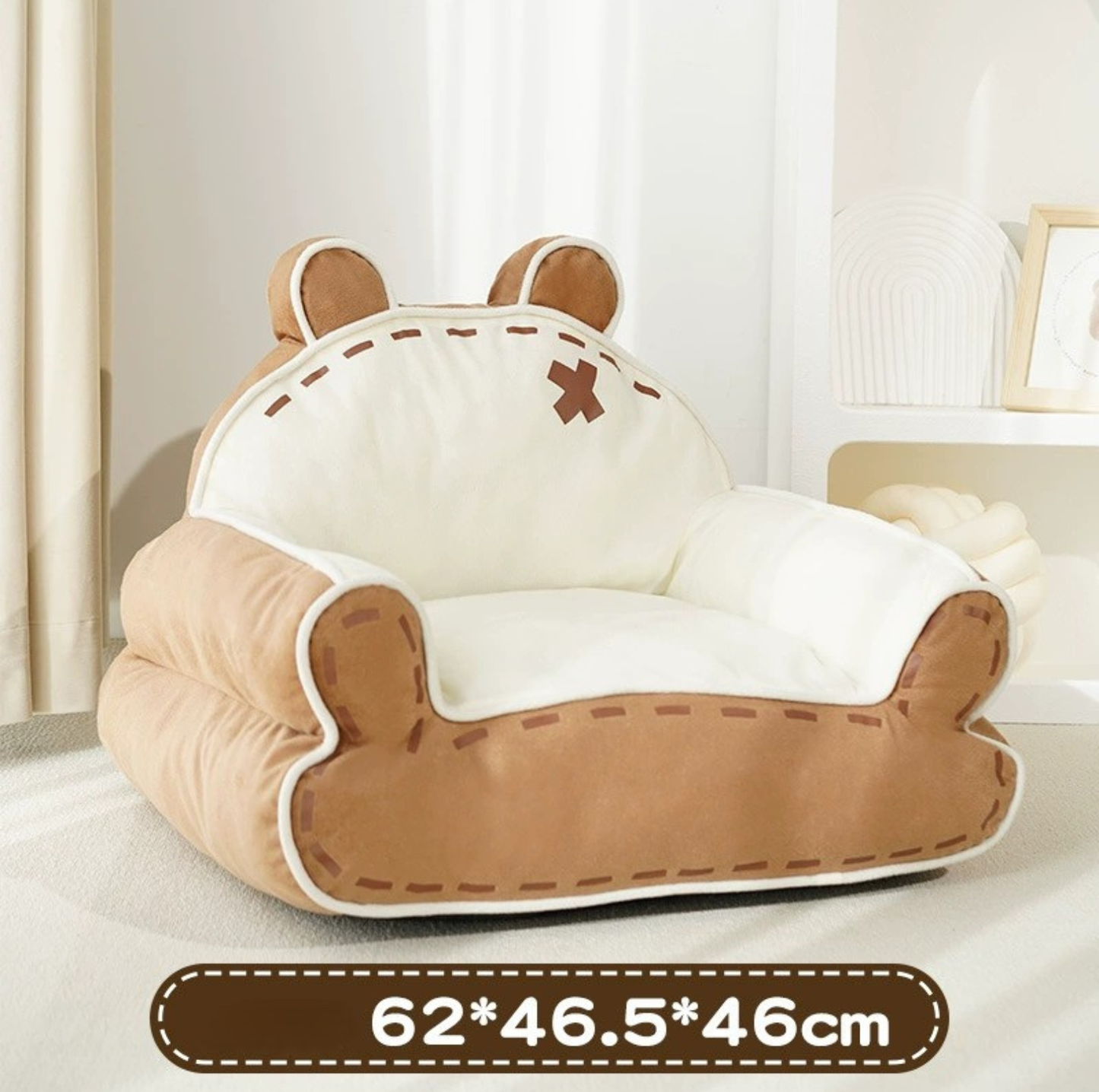 Bear Hug Plush Cat Sofa Bed