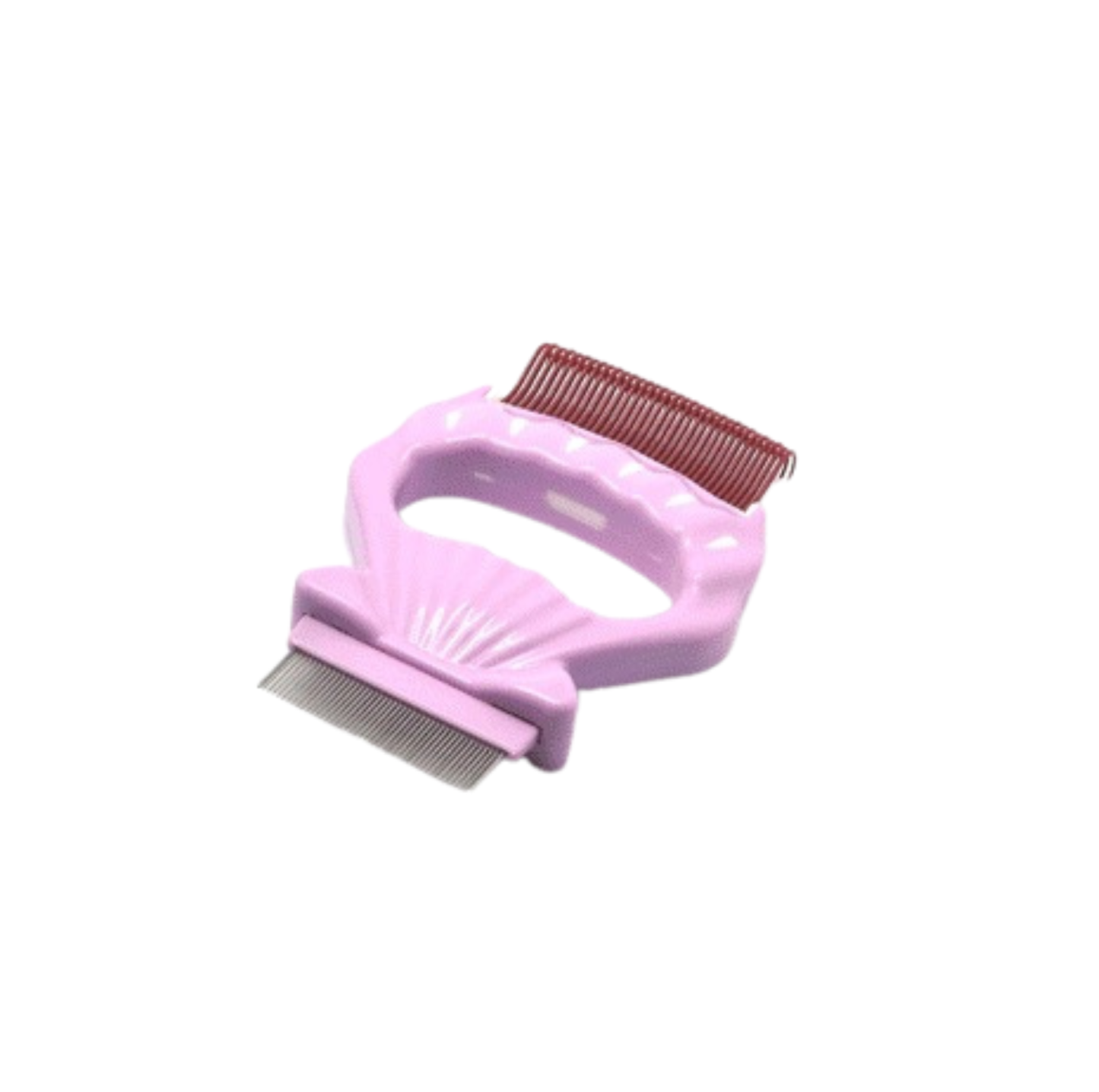 Shell 2-in-1 Detangling and Finishing Comb for Cats, Dogs & Rabbits