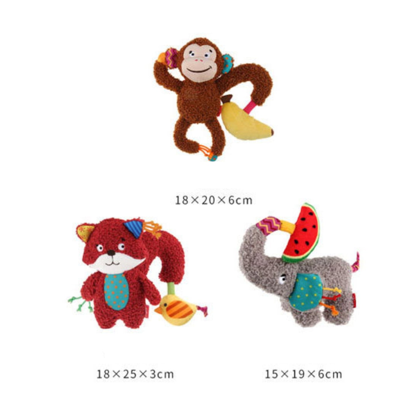 GiGwi Plush Friends Dog Chewing Toys