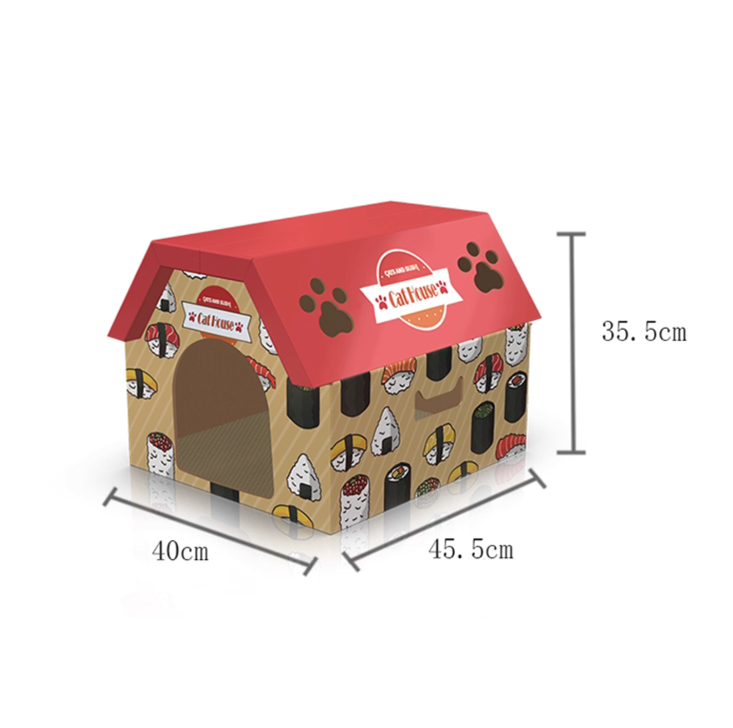 Food Workshop 3D Cardboard Cat Scratcher