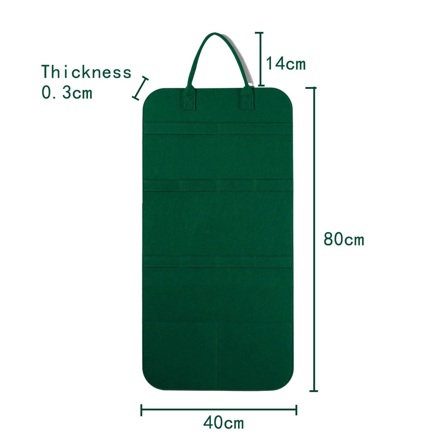 Cat Toy & Accessory Storage Felt Bag – Wall-Hanging Organiser (Toys not included)
