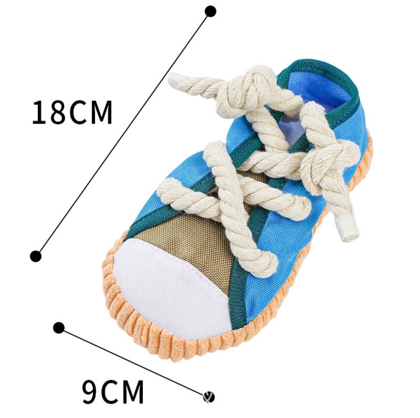 Shoe Chew Toy – Squeaky Tug & Teething Fun for Dogs