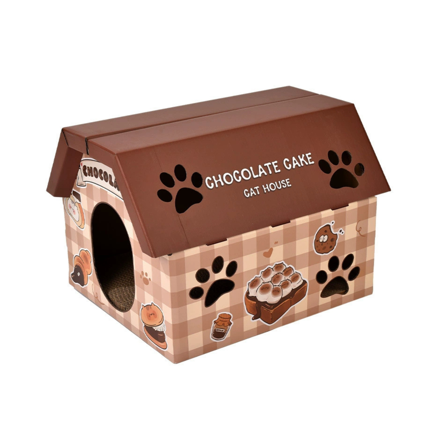Food Workshop 3D Cardboard Cat Scratcher
