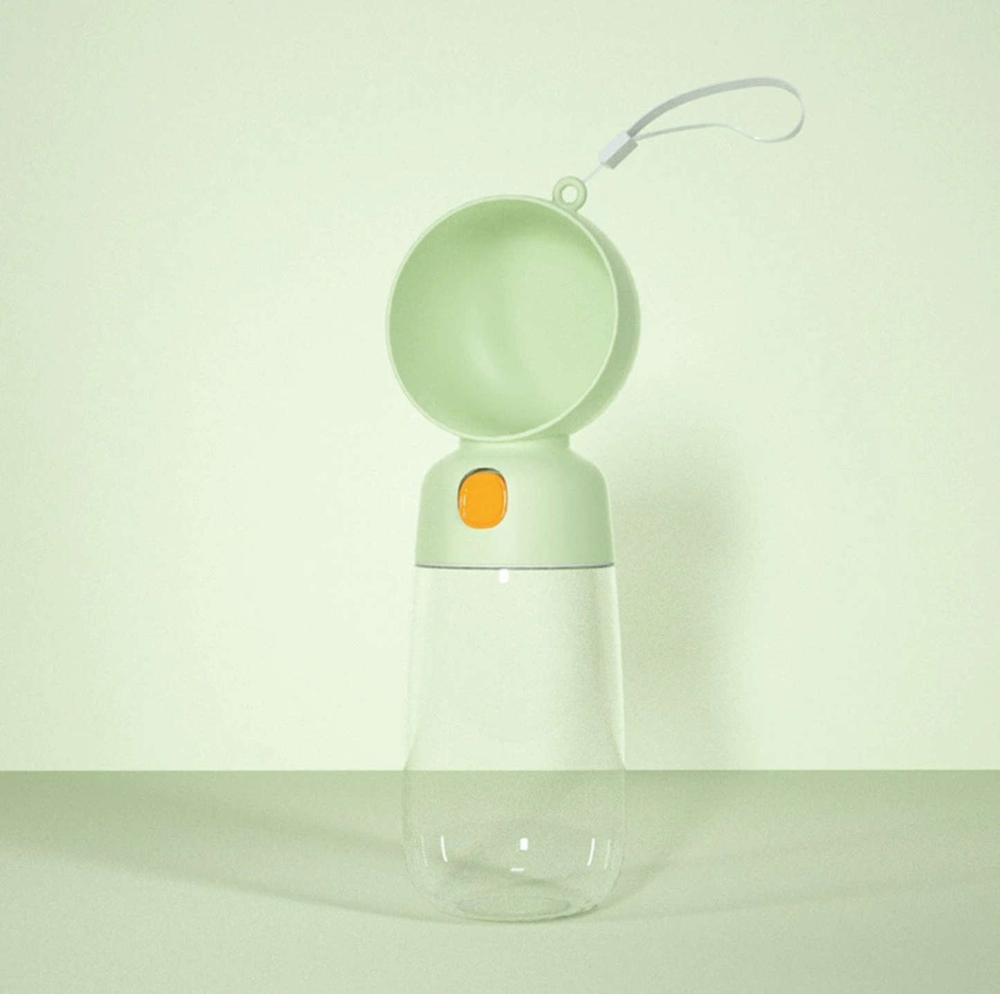 On-the-Go Portable Pet Water Bottle with Food Storage for Dogs & Cats