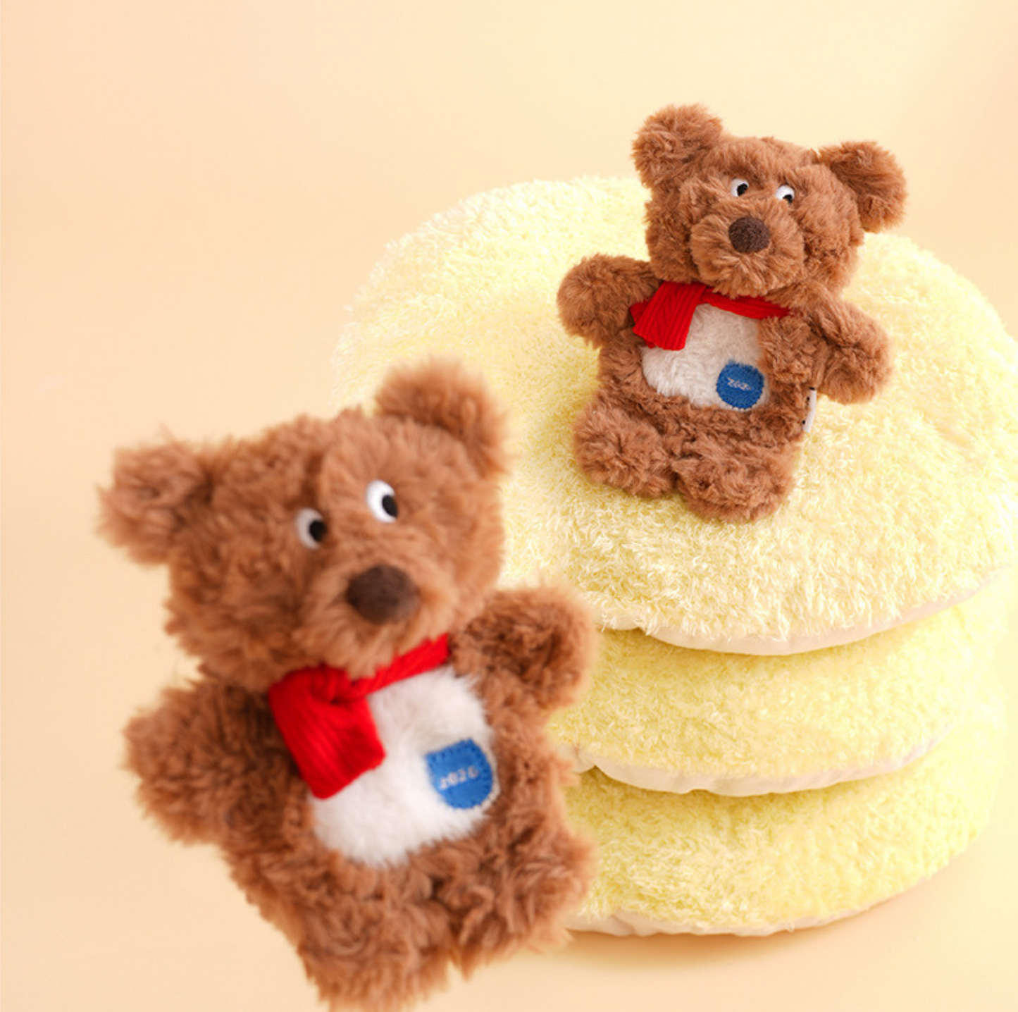 ZeZe Plush Teddy Bear Squeaky Dog Toy