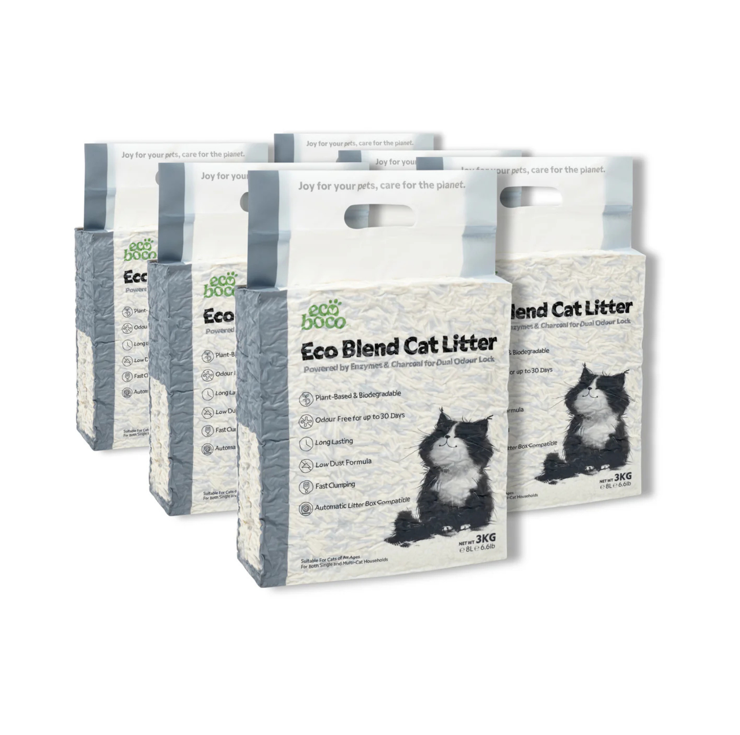 Ecoboco Blend Cat Litter 3kg - Tofu+Tapioca