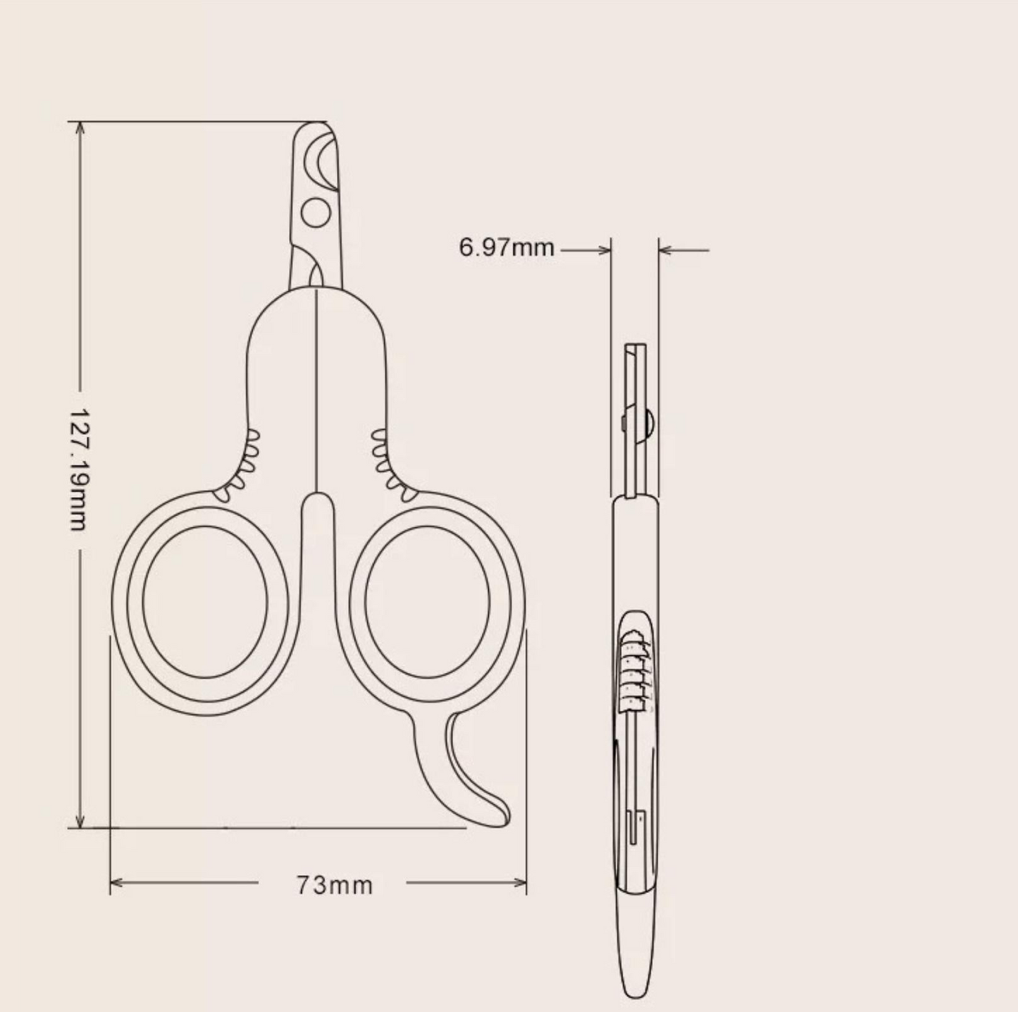 Pakeway "Q" Shape Pet Nail Clippers