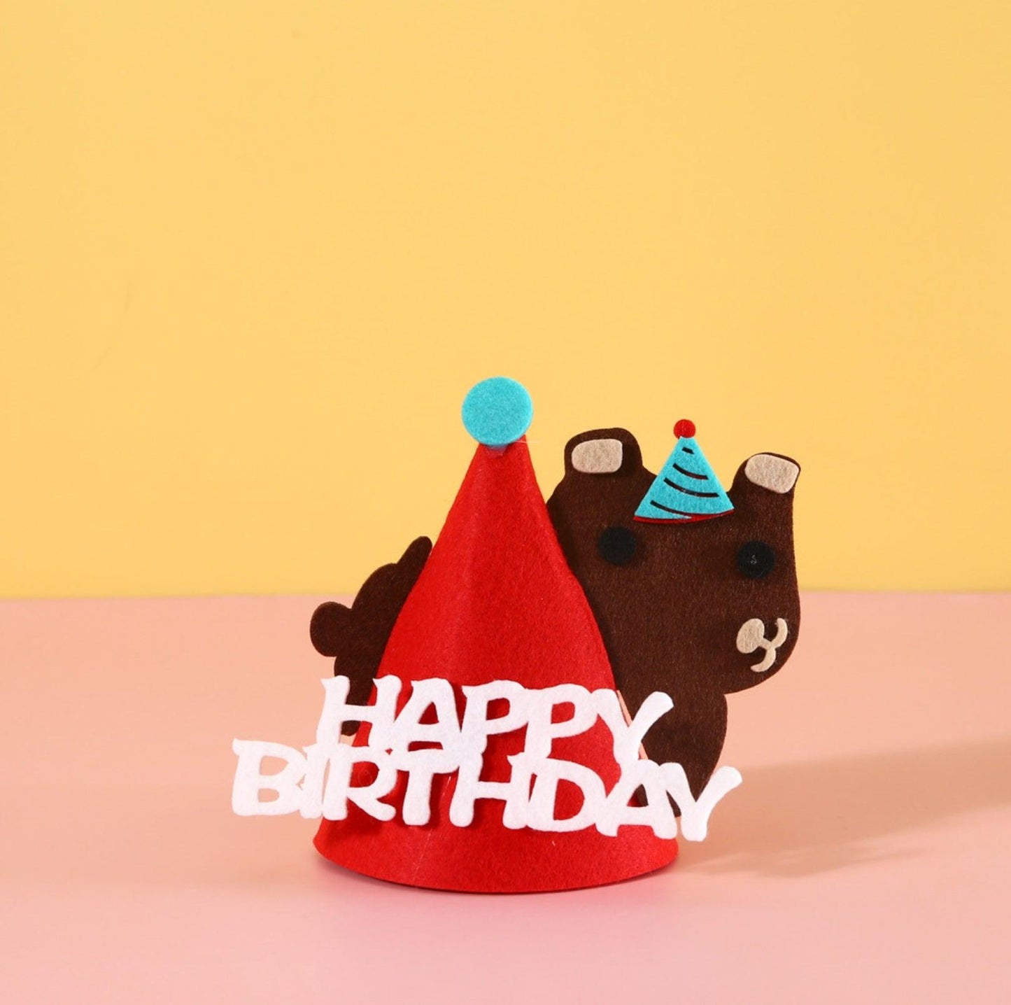 Animal Paw-ty Gear: Adorable Birthday Hat for Pets - {{product.type}} - PawPawUp
