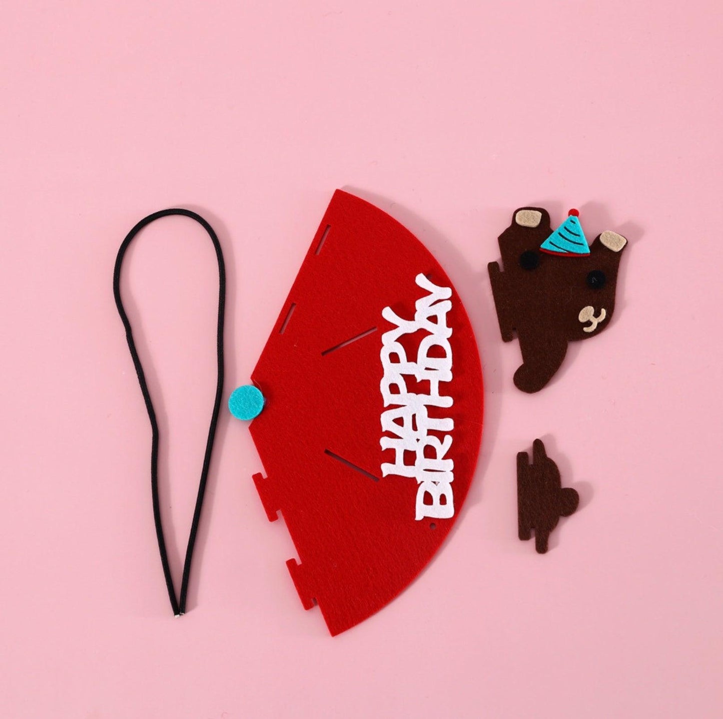 Animal Paw-ty Gear: Adorable Birthday Hat for Pets - {{product.type}} - PawPawUp
