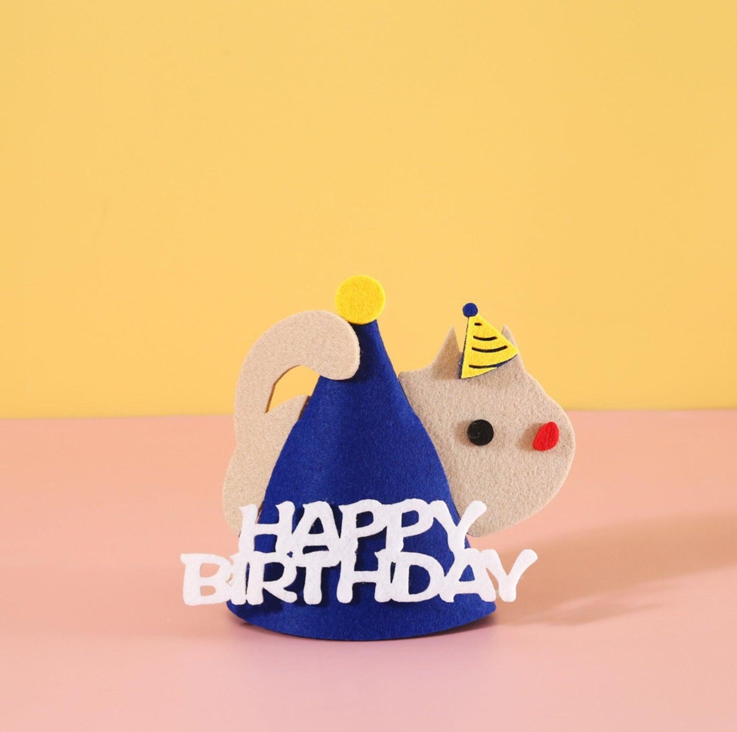 Animal Paw-ty Gear: Adorable Birthday Hat for Pets - {{product.type}} - PawPawUp