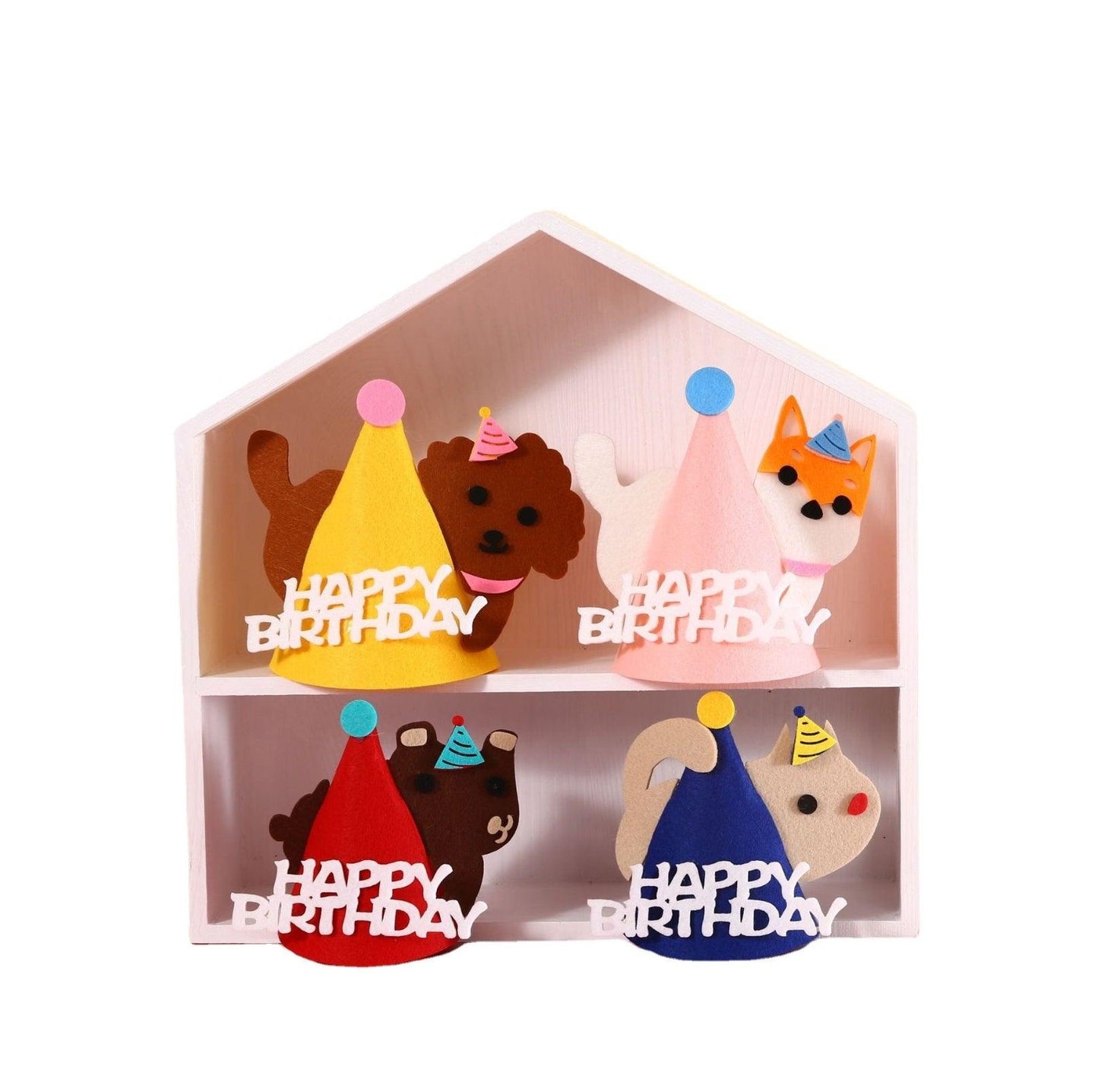 Animal Paw-ty Gear: Adorable Birthday Hat for Pets - {{product.type}} - PawPawUp