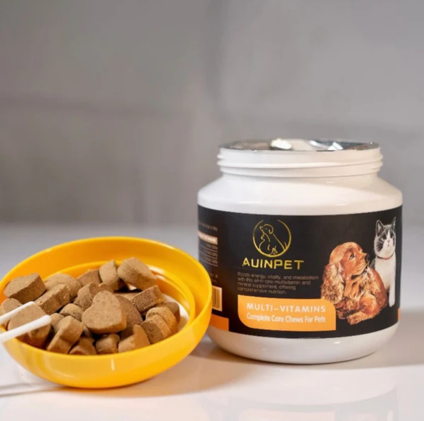 AUINPET MULTI-VITAMINS Complete Care Chews For Pets - {{product.type}} - PawPawUp