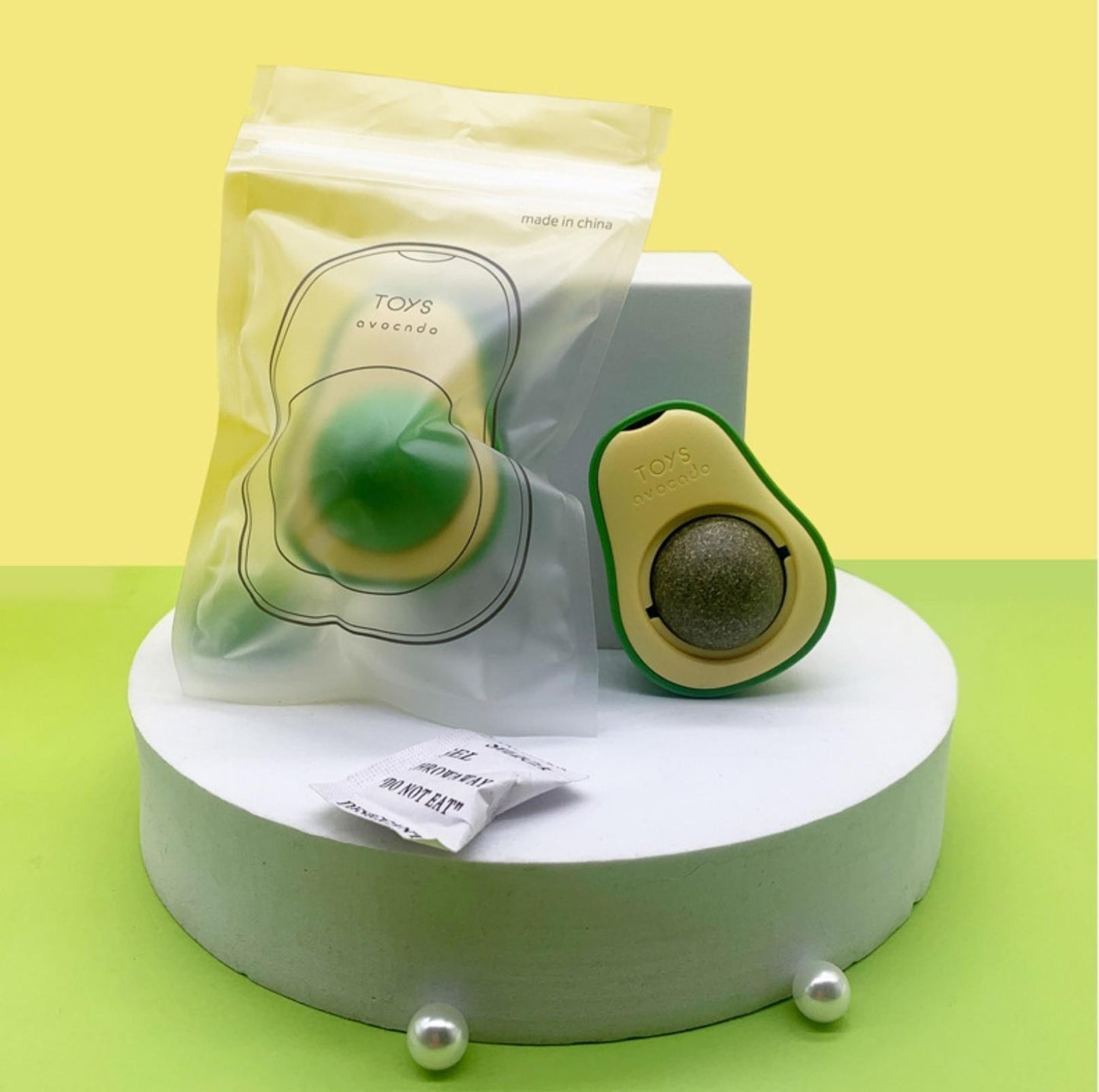 Avocado Catnip Licking Cat Toys - {{product.type}} - PawPawUp