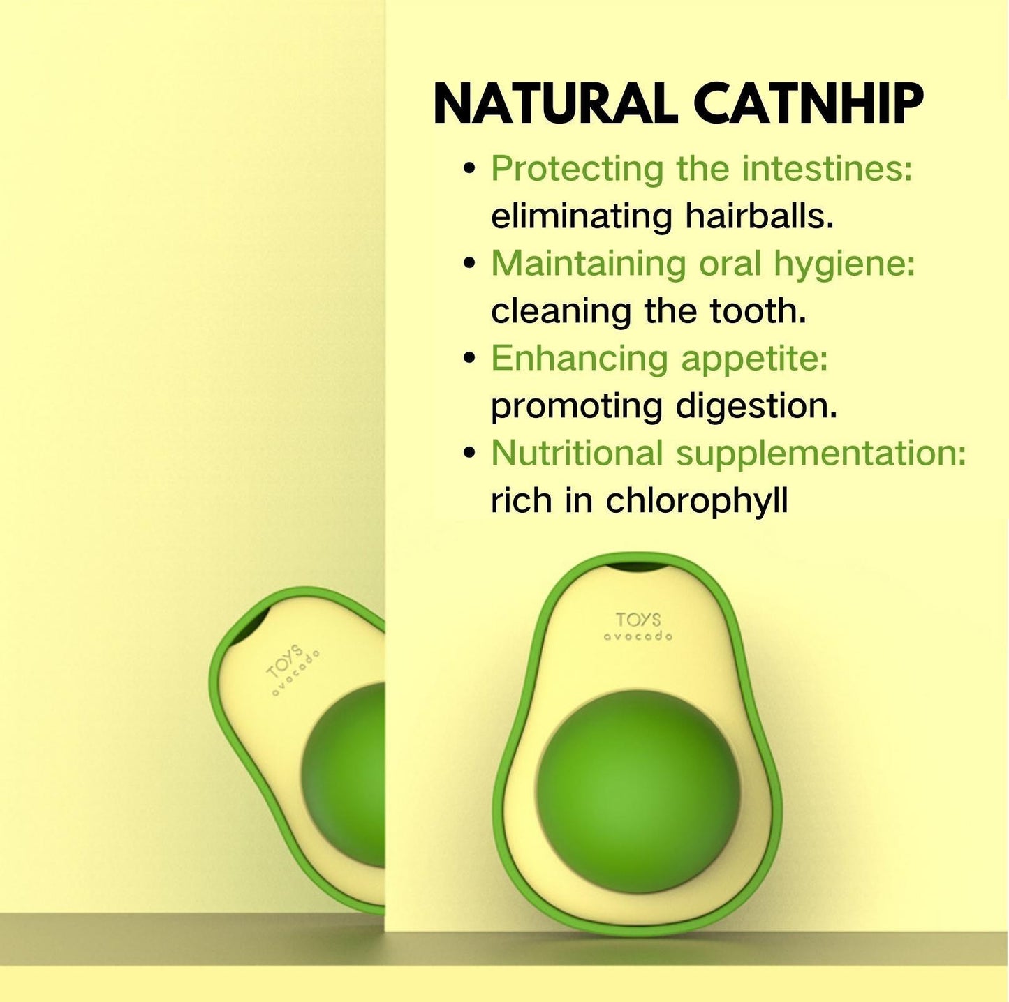 Avocado Catnip Licking Cat Toys - {{product.type}} - PawPawUp